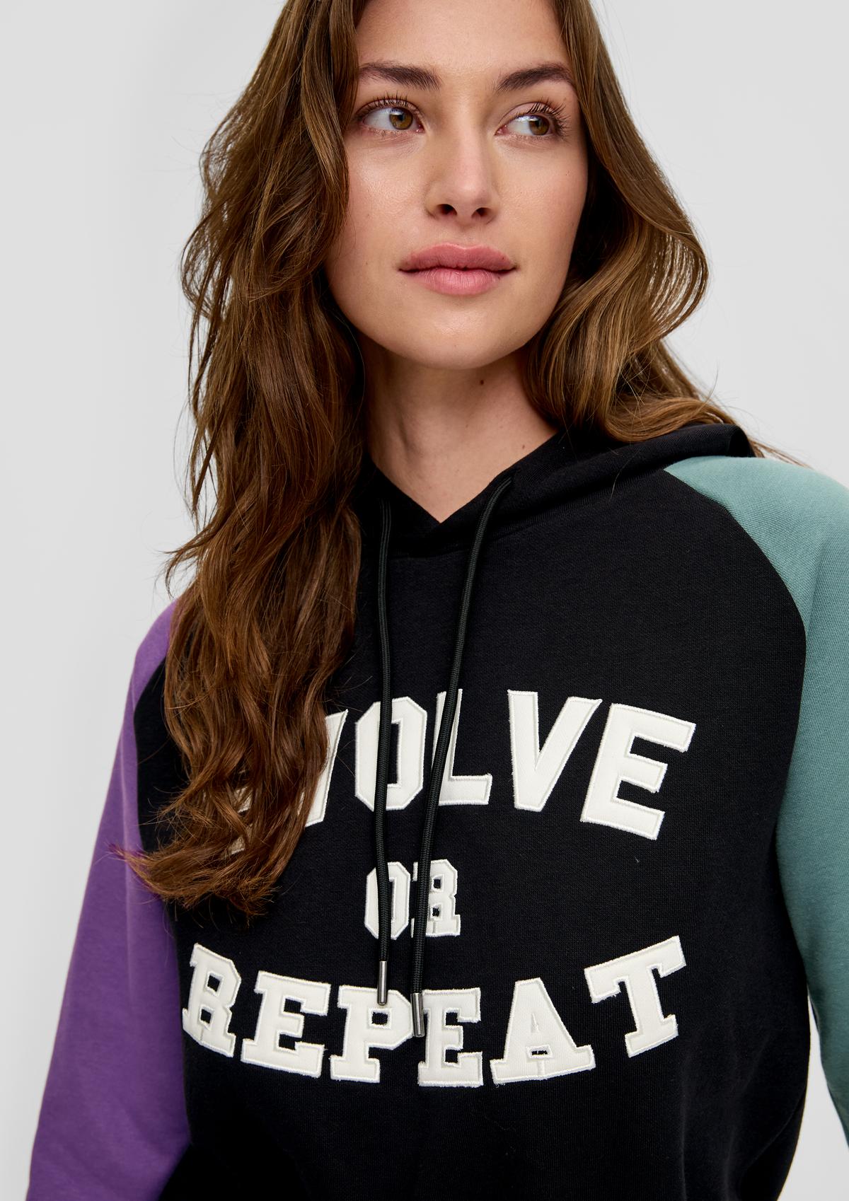 s.Oliver Colour block hoodie