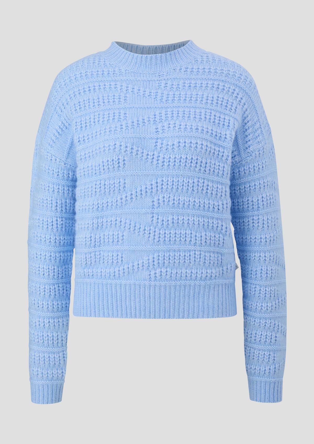 s.Oliver Pleteni pulover sa strukturiranim uzorkom