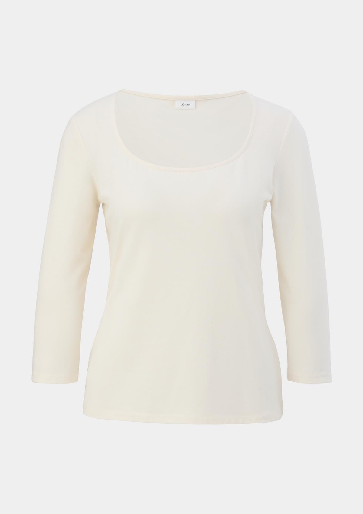 s.Oliver Long sleeve top made of stretch cotton