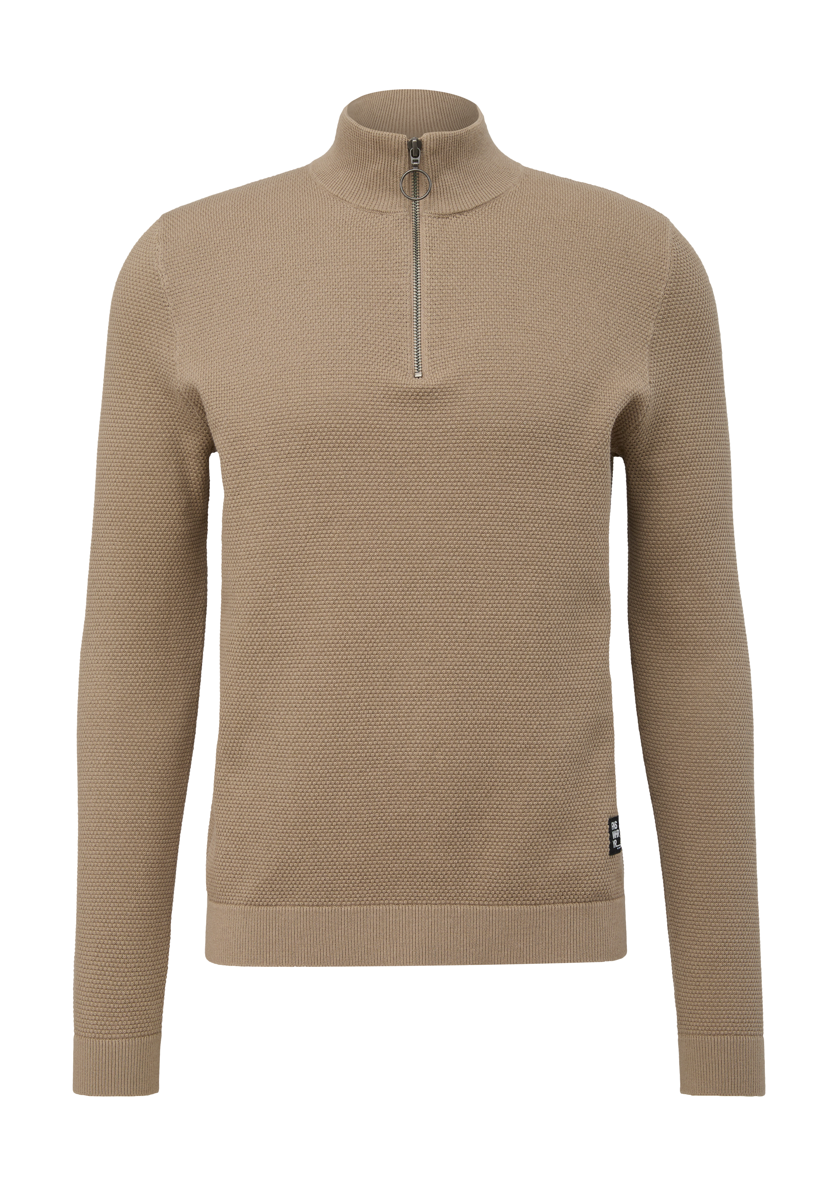 QS - Pullover aus Strukturstrick, Herren, braun