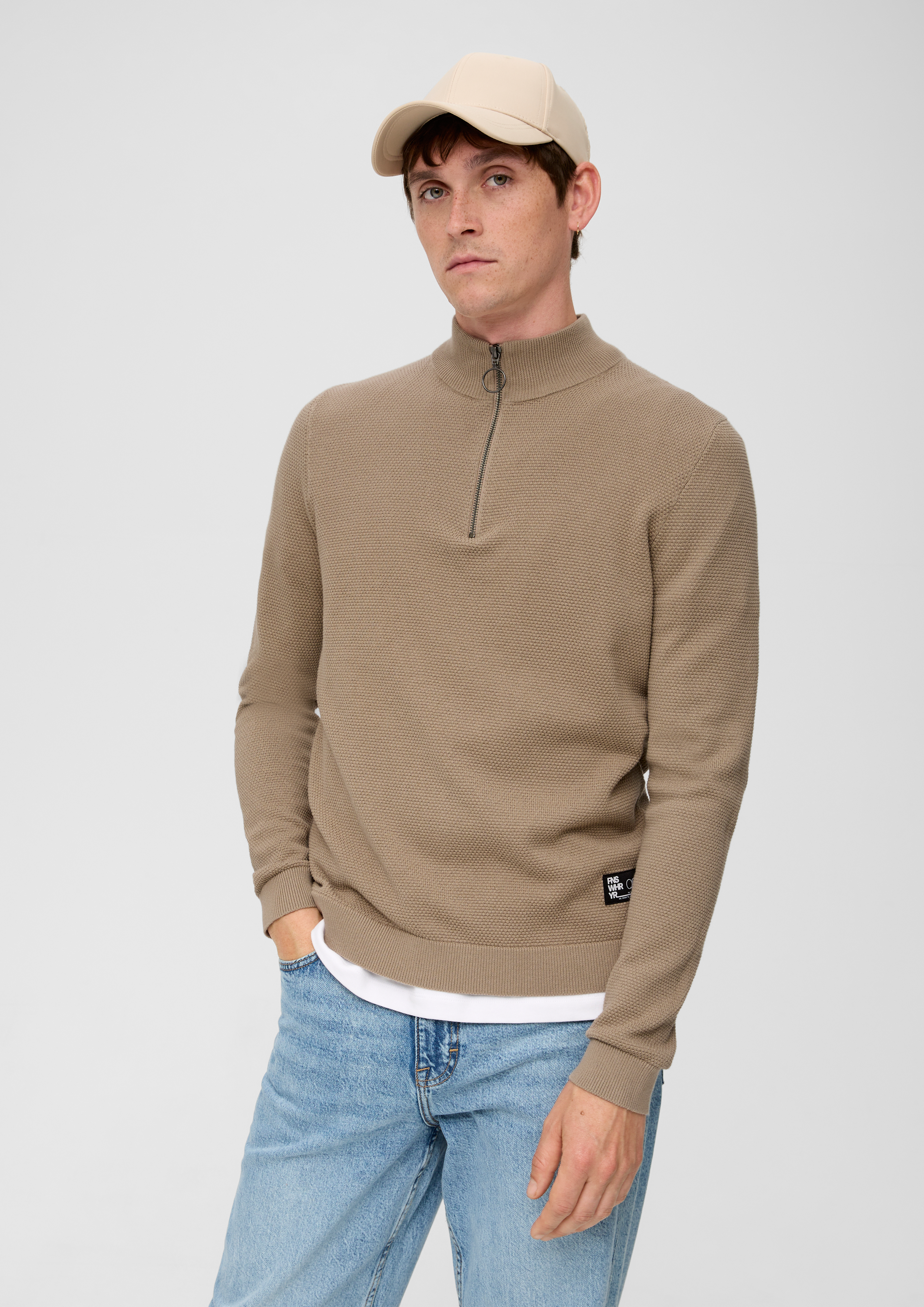 S.Oliver Pullover aus Strukturstrick