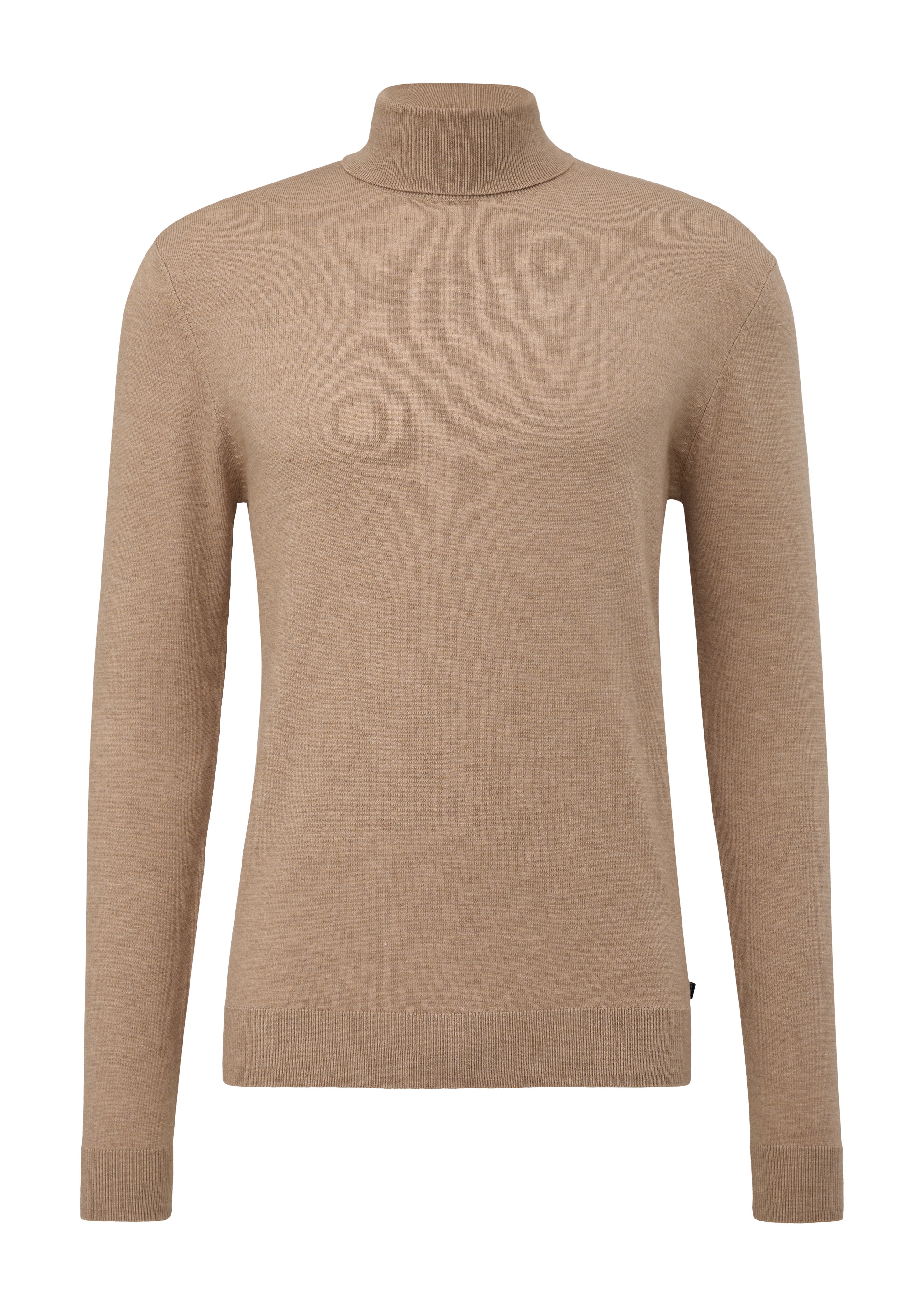 QS - Strickpullover mit Turtleneck, Herren, braun