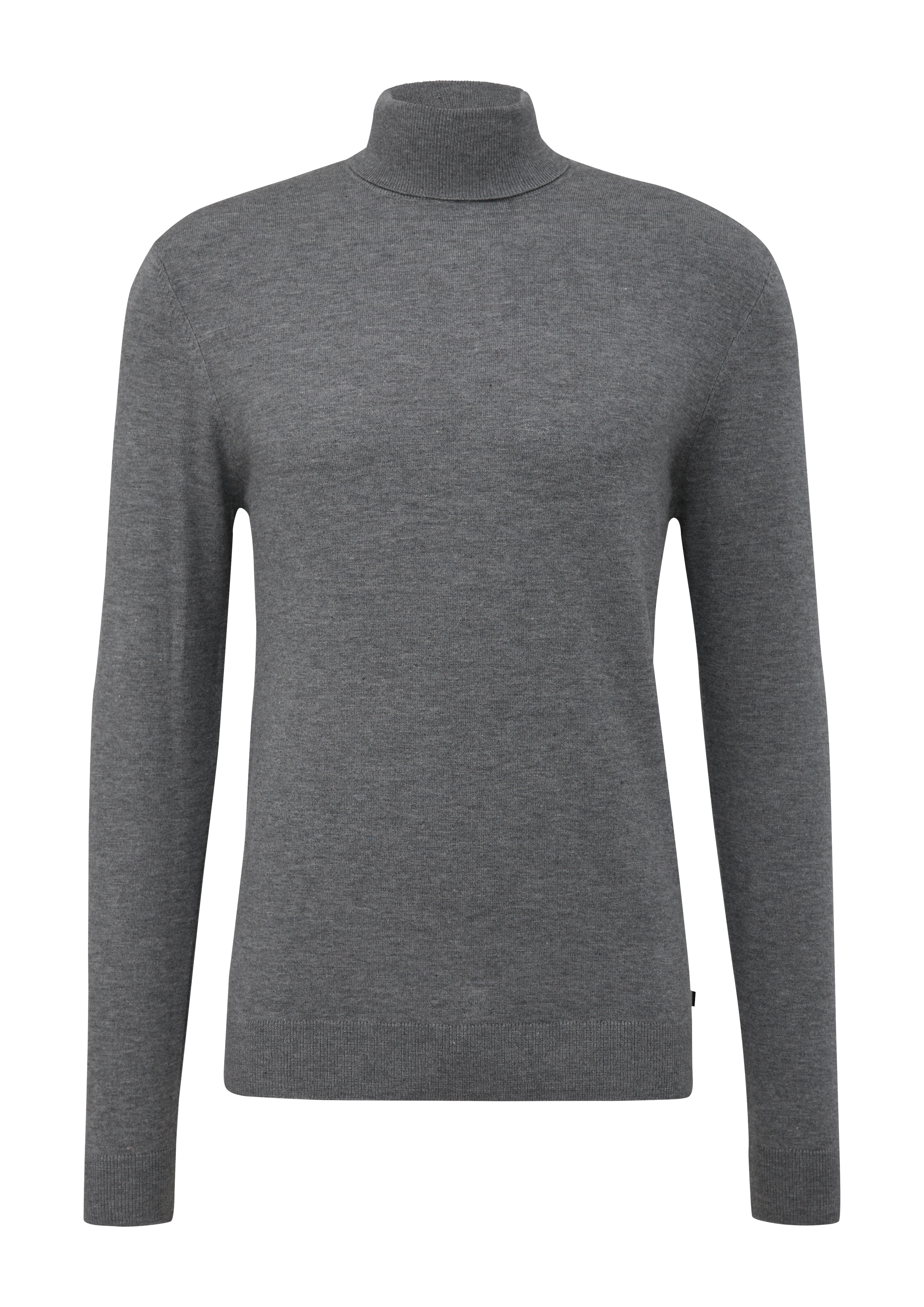 QS - Strickpullover mit Turtleneck, Herren, grau