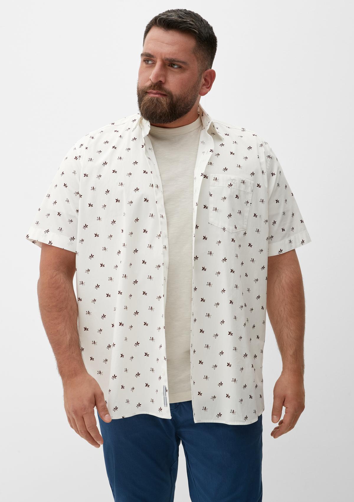 s.Oliver Short-sleeved shirt in stretch cotton