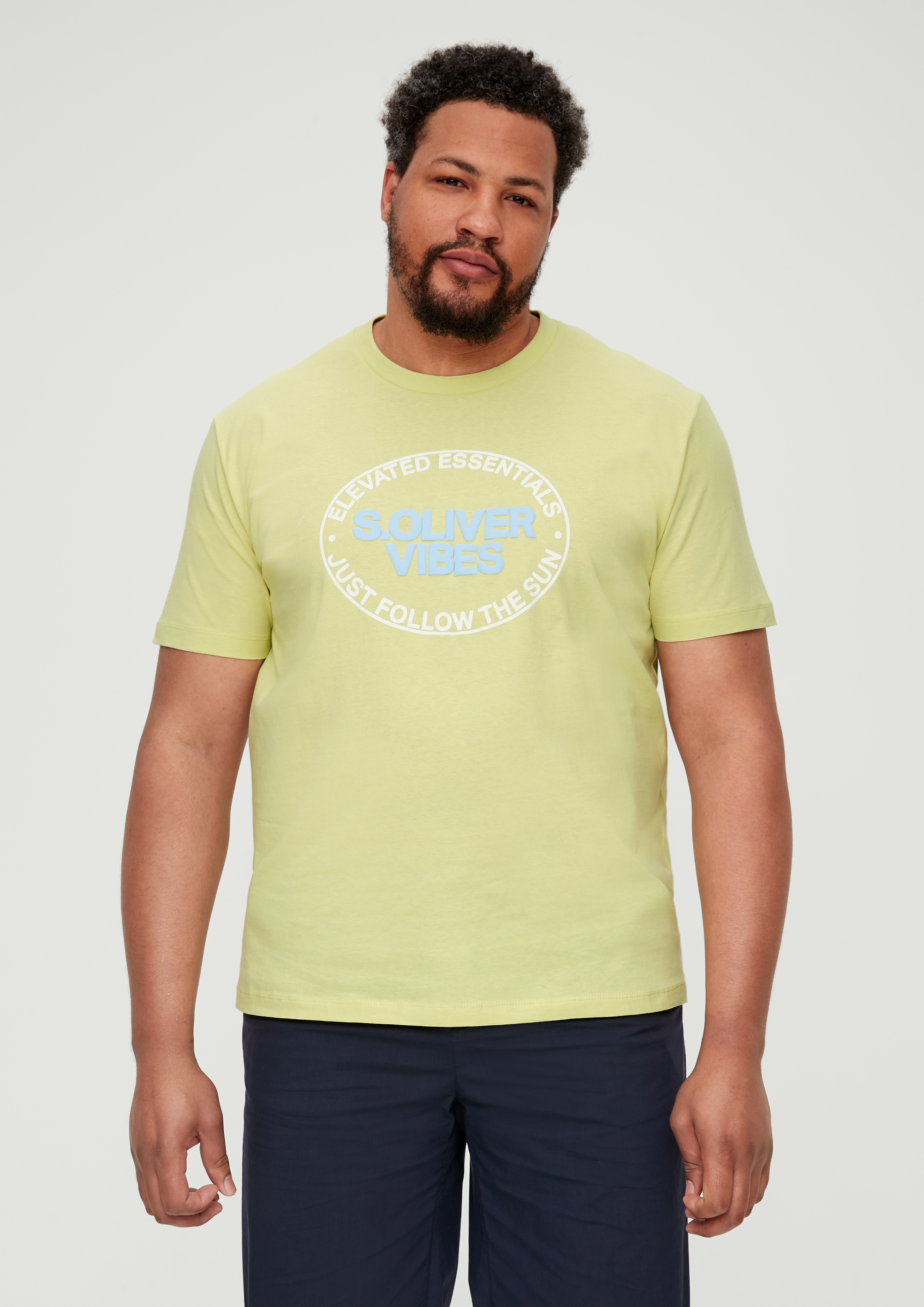 S.Oliver Baumwollshirt mit Frontprint