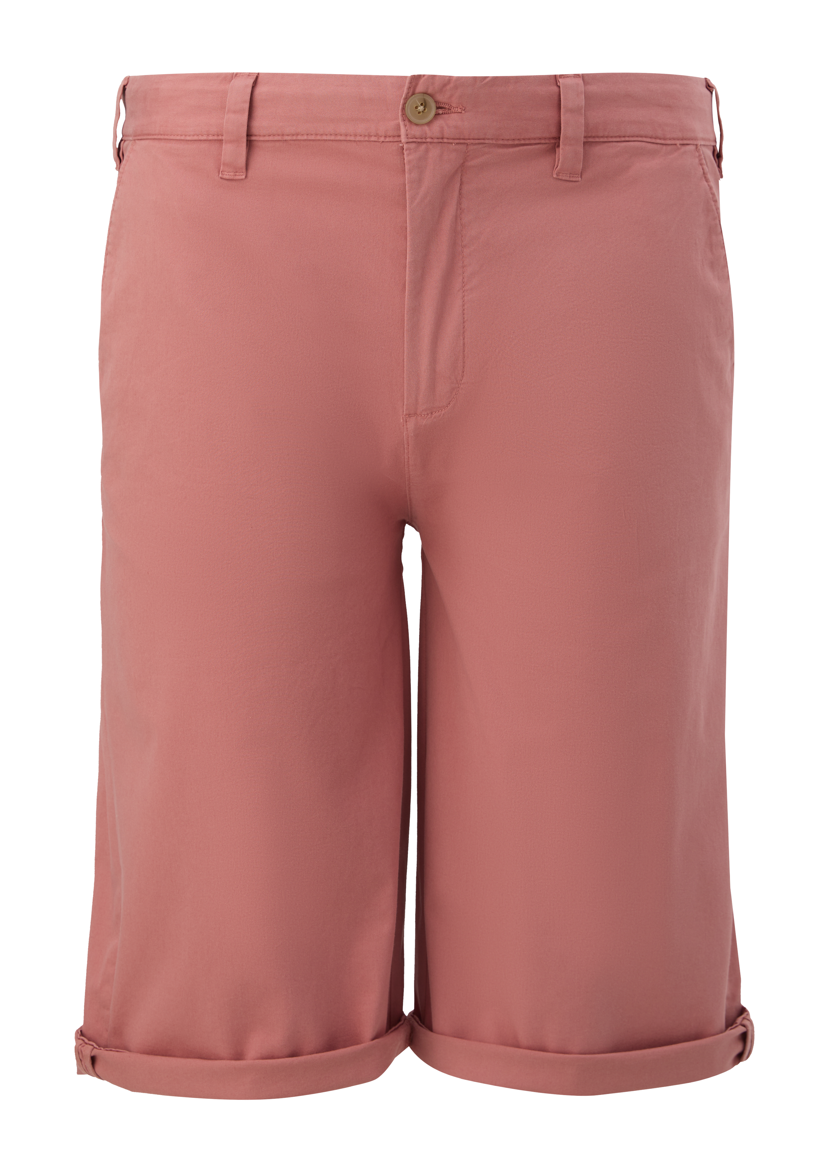 s.Oliver - Relaxed: Bermuda aus Baumwollstretch, Herren, Orange