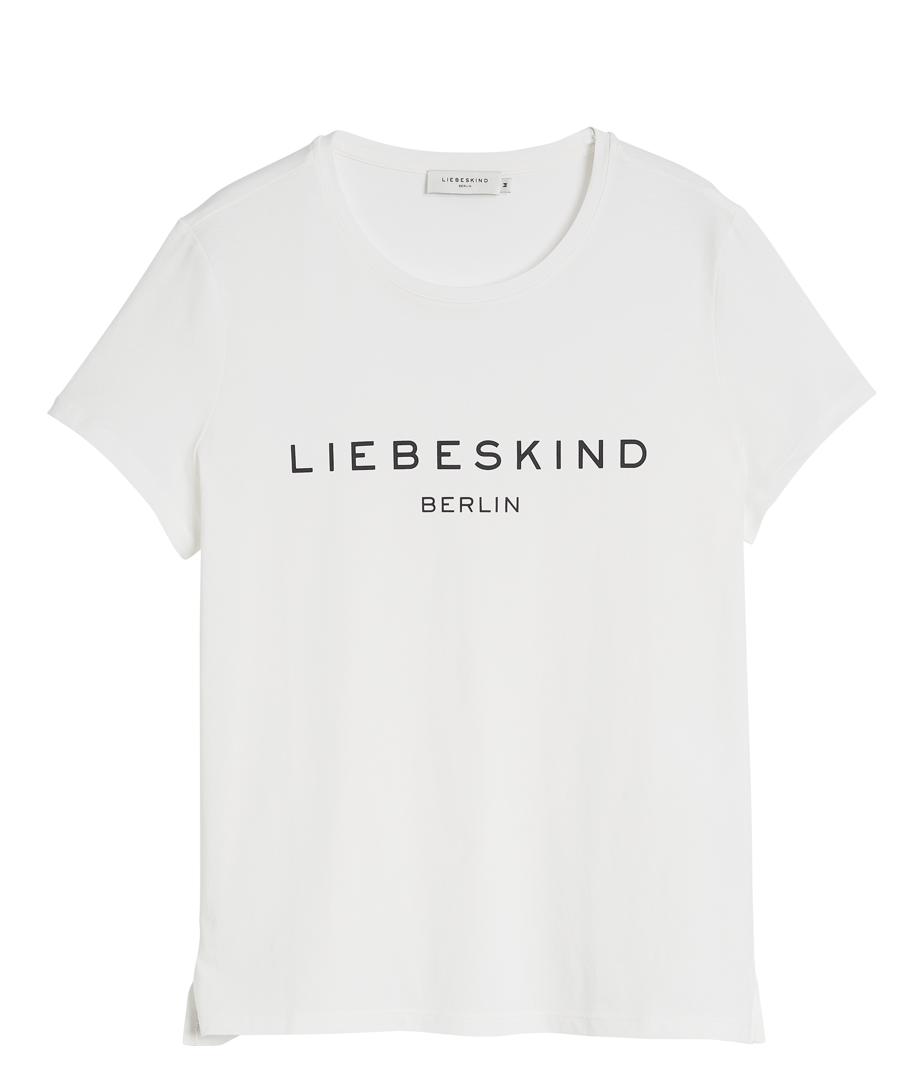 Liebeskind Berlin - T-Shirt mit Label-Print -  weiß