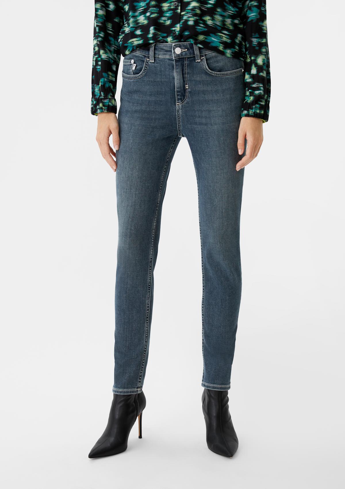 comma Skinny fit: jeans with a garment wash