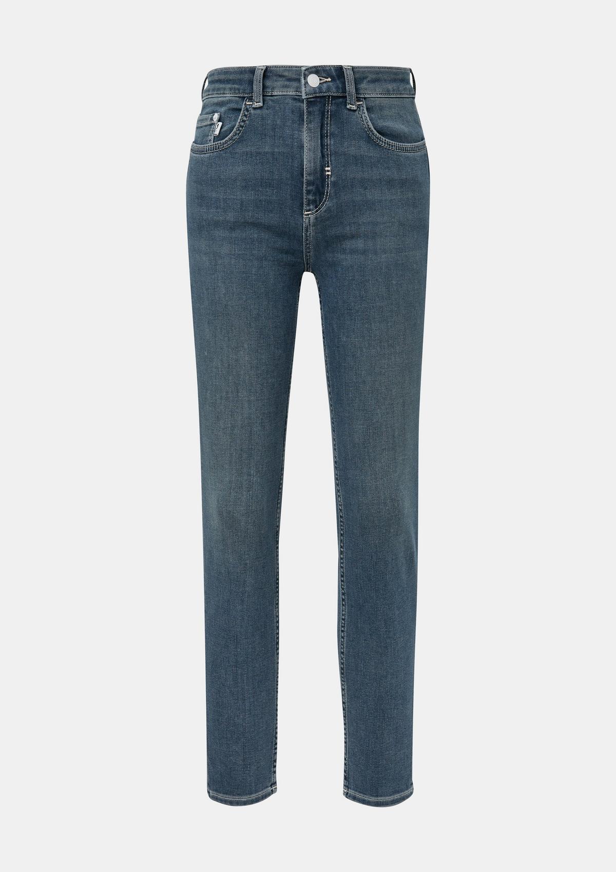 comma Skinny fit: jeans with a garment wash
