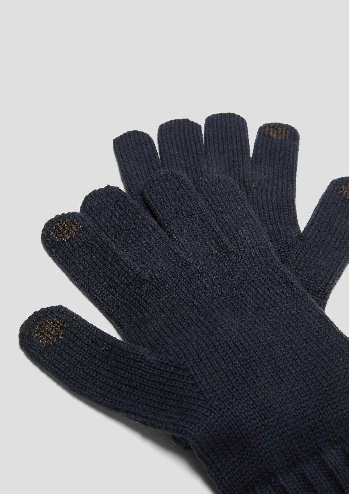 s.Oliver Knit cotton gloves