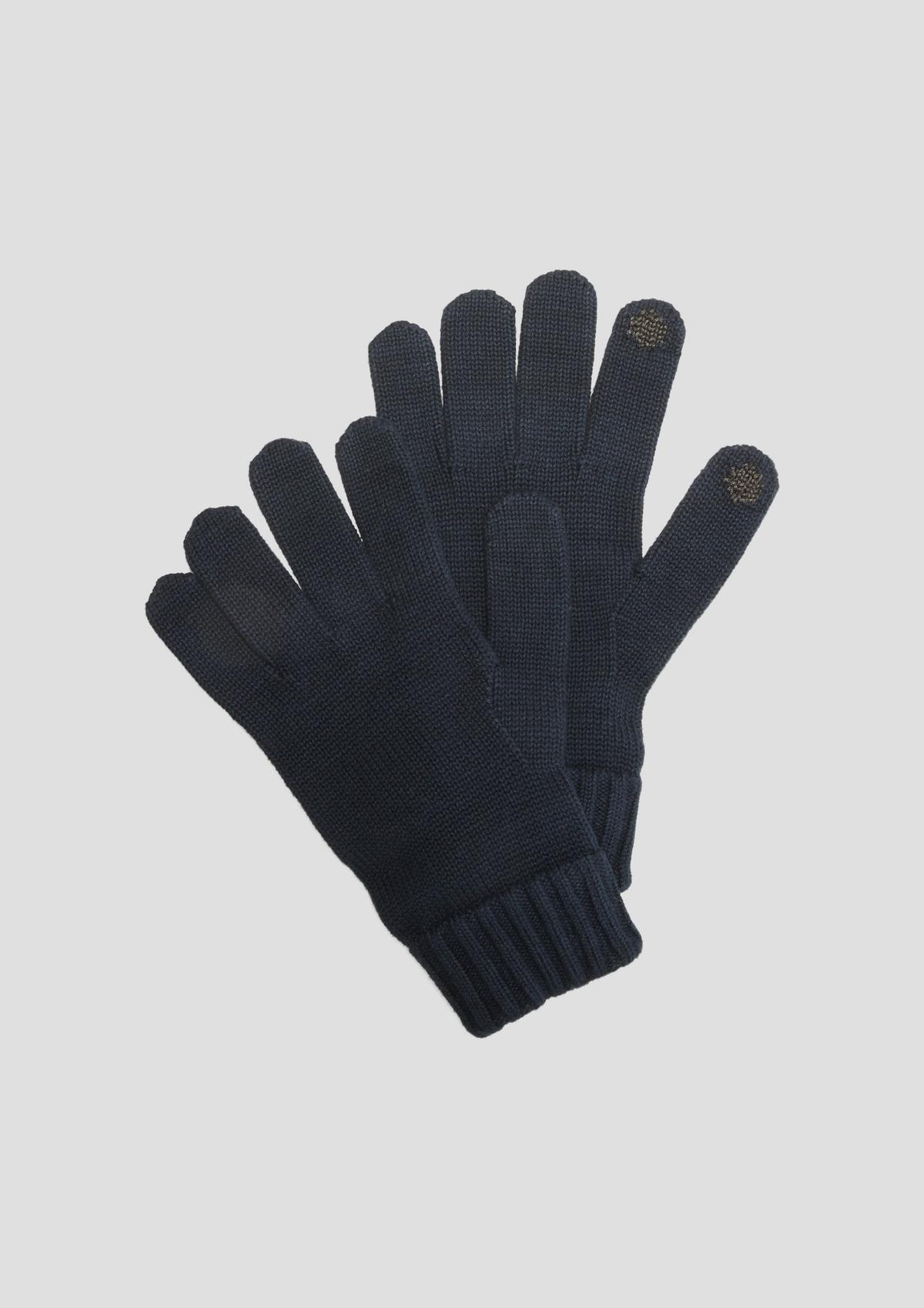 s.Oliver Gebreide handschoenen van katoen