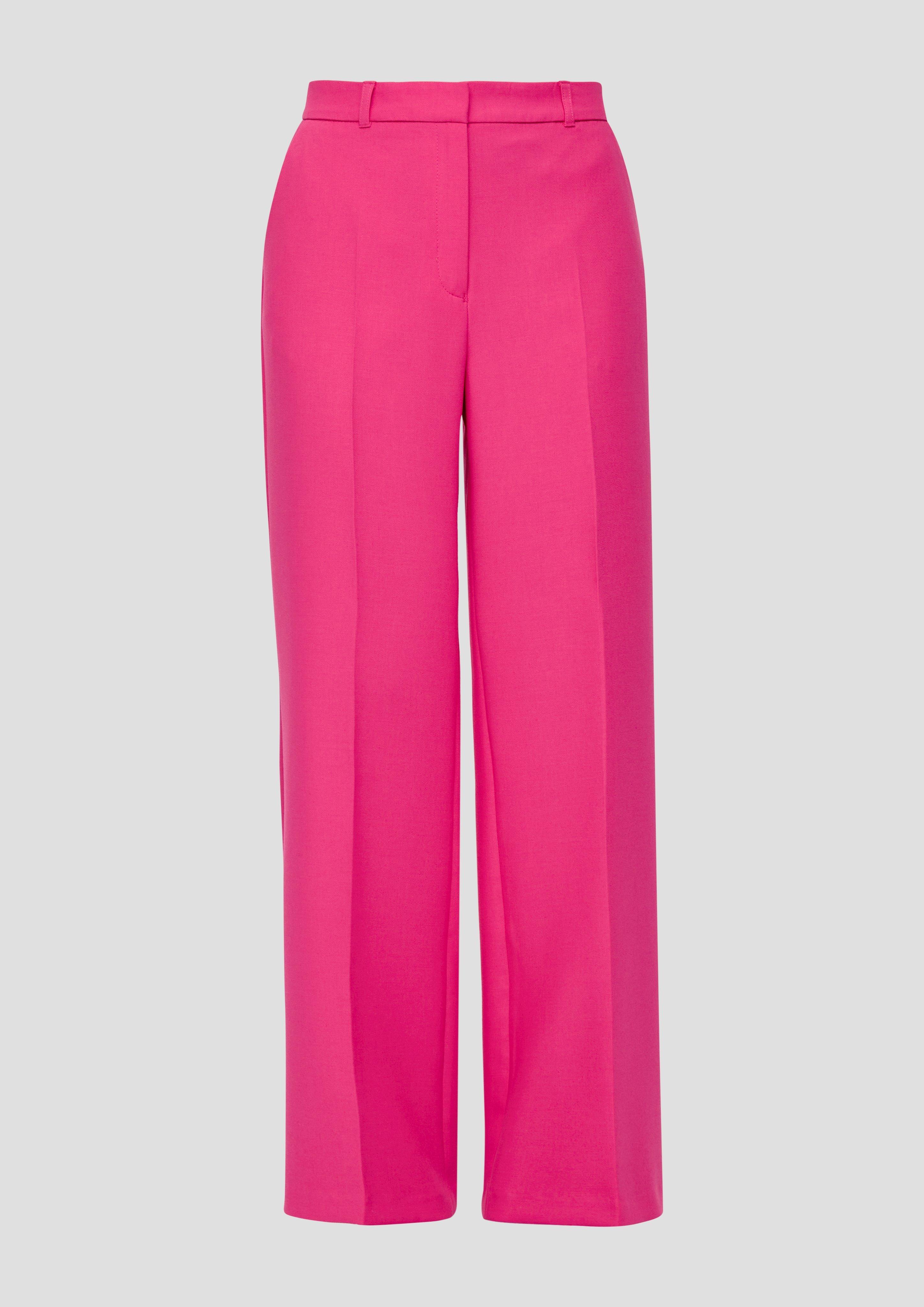 s.Oliver - Hose mit Wide Leg, Damen, Rosa