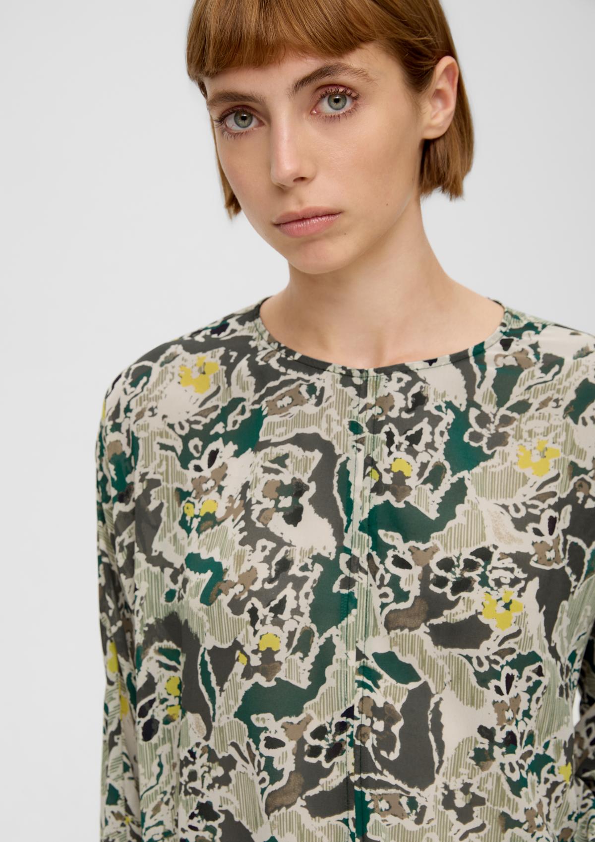 s.Oliver Chiffon blouse met motief all-over