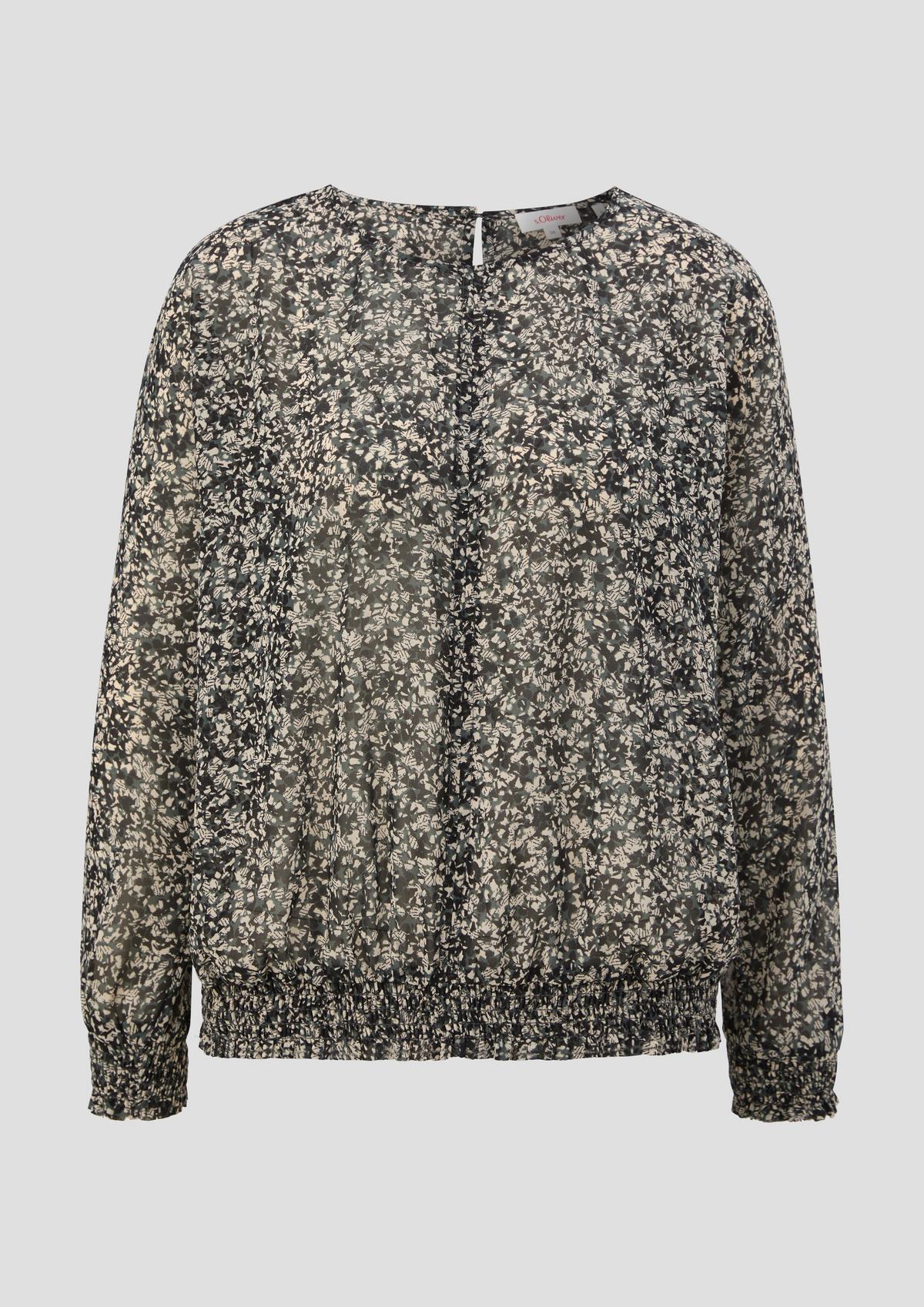 s.Oliver Chiffon blouse met motief all-over
