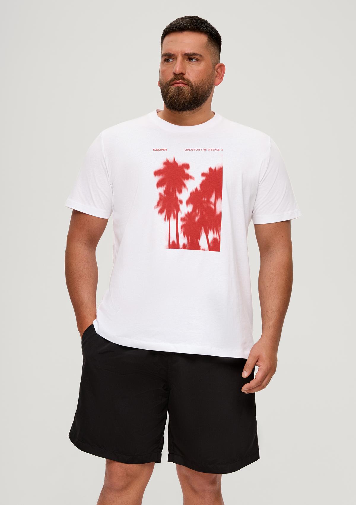 T-shirt in pure cotton white 
