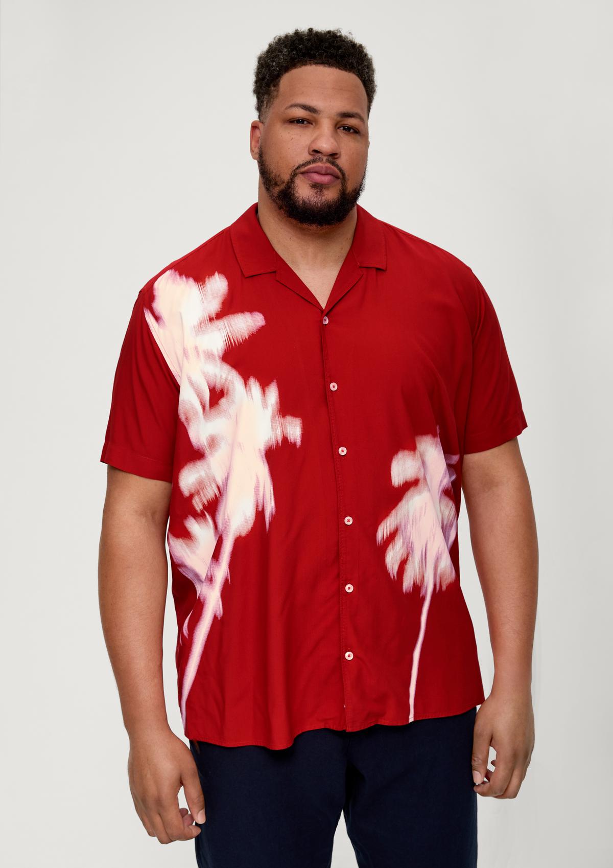 s.Oliver Sleeveless shirt with front print