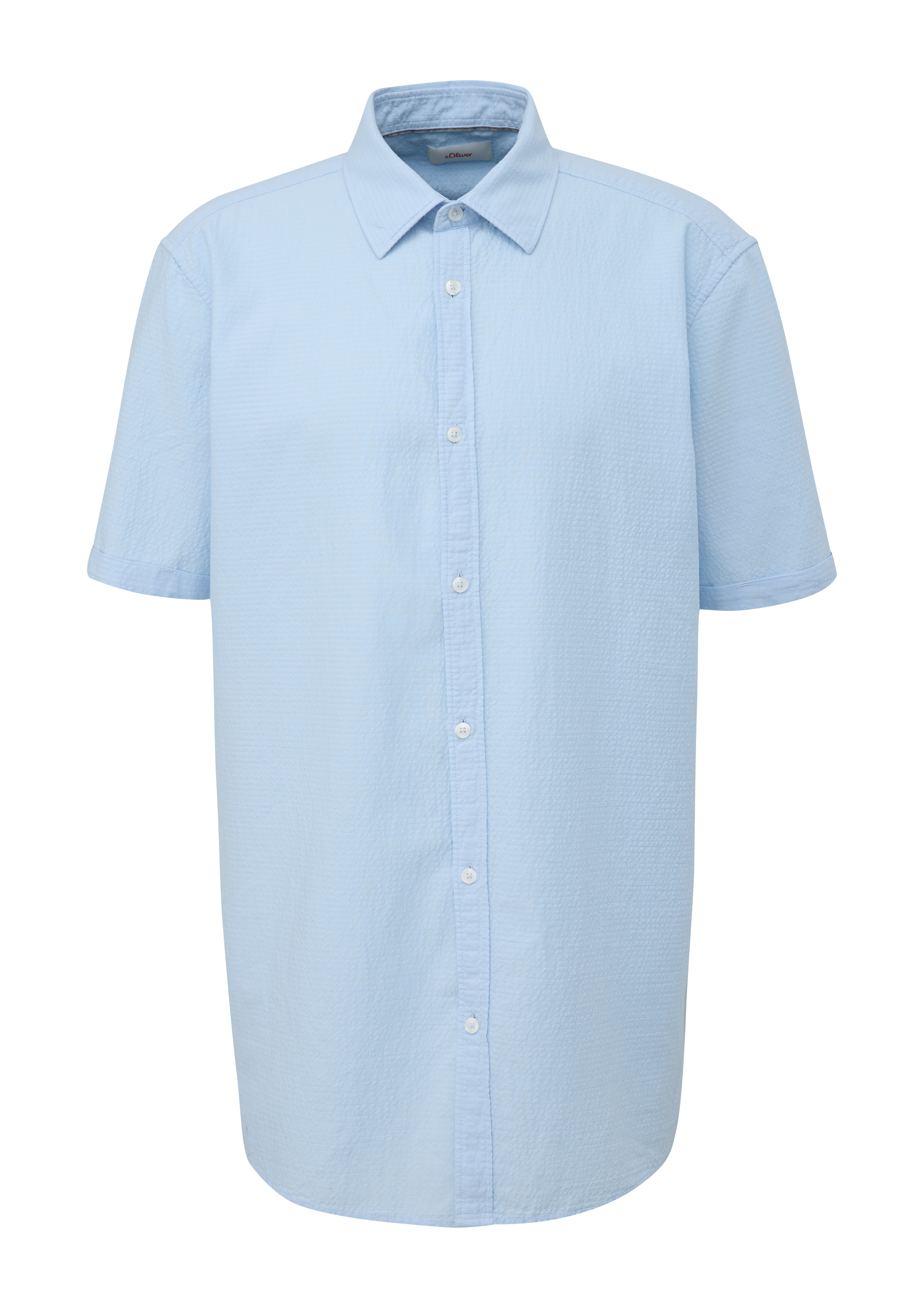 s.Oliver Baumwollhemd aus Seersucker