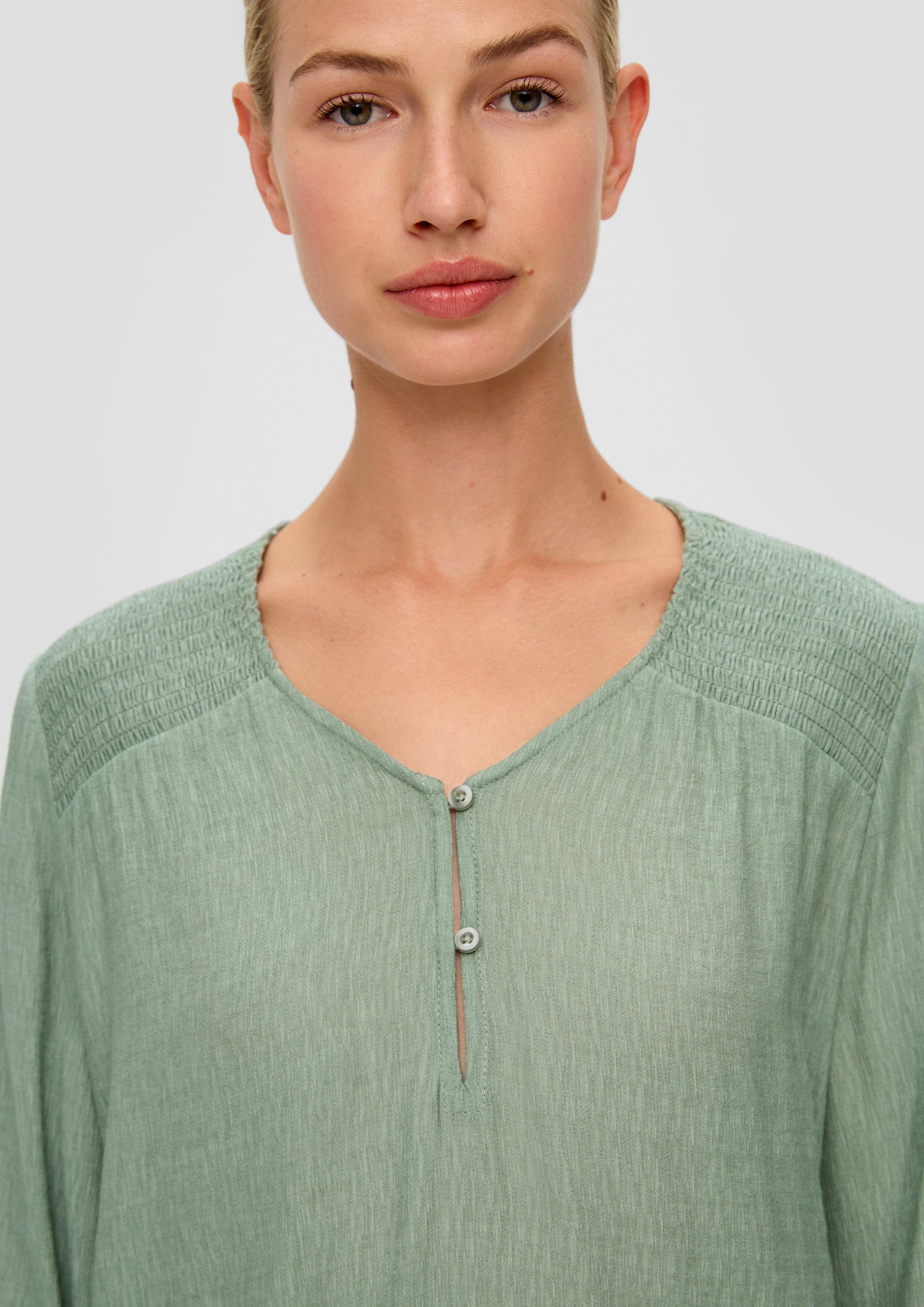 CUPSHE Damen Bluse Aus Satin Mit Surplice-Ausschnitt – Elegant & Lässig