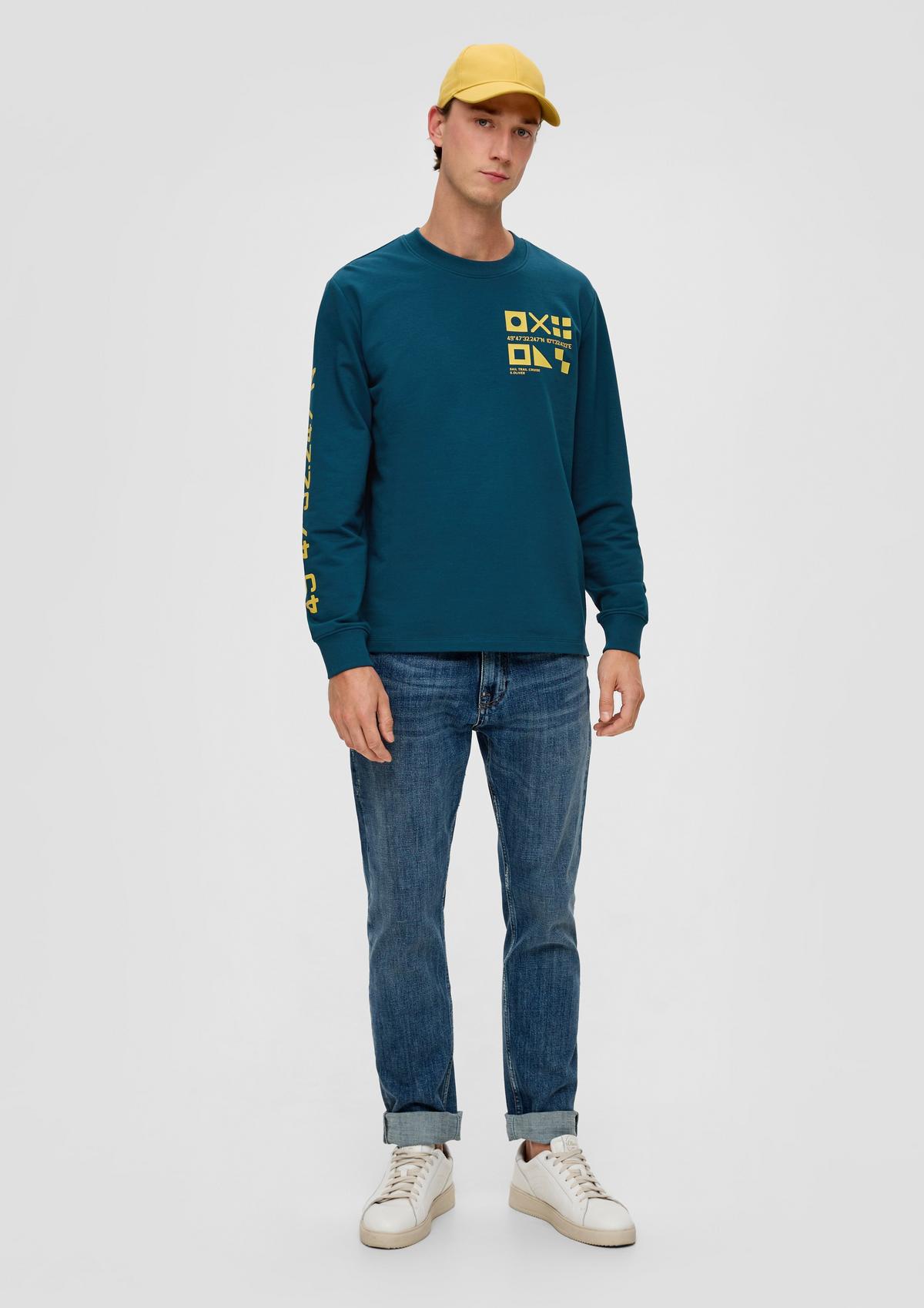 s.Oliver Sweatshirt aus Baumwollstretch