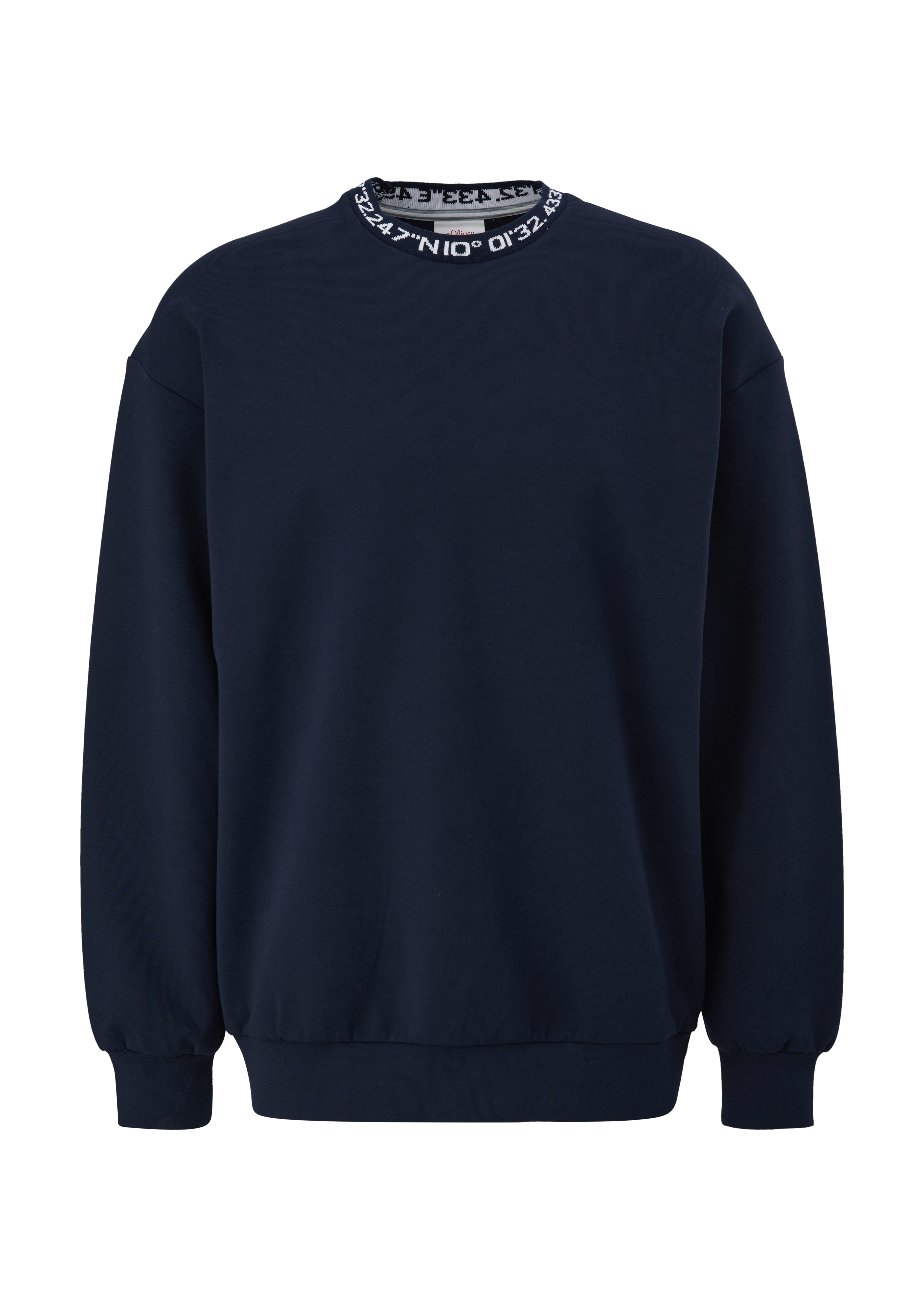 s.Oliver - Sweatshirt aus Baumwollmix, Herren, blau