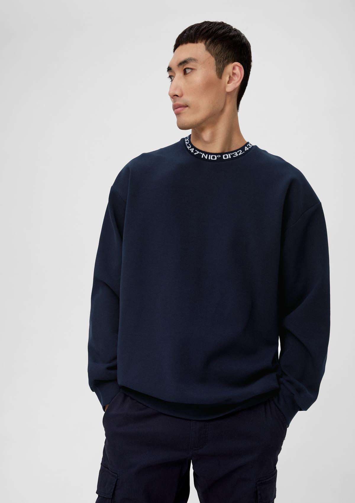 Sweatshirt navy - Baumwollmix aus