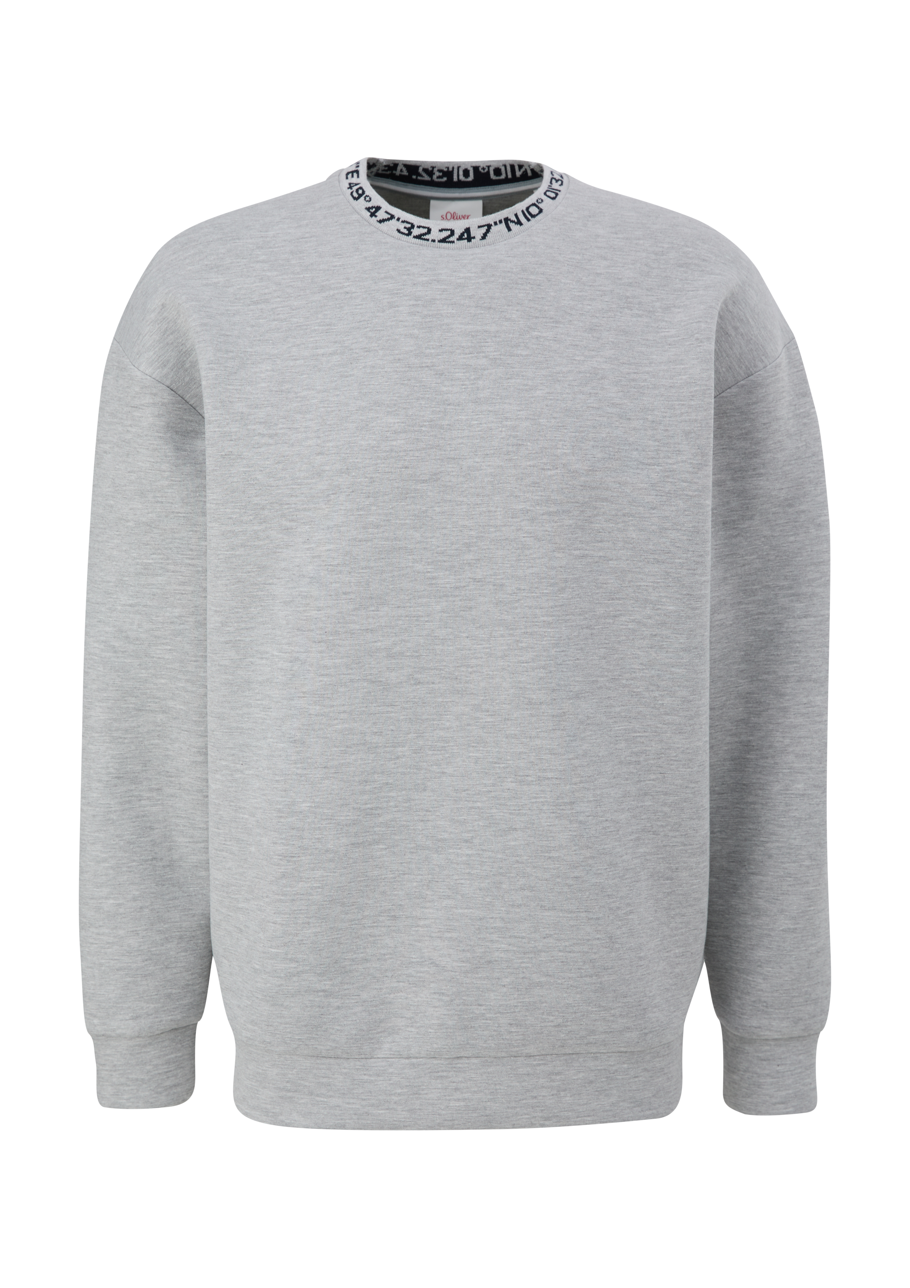 s.Oliver - Sweatshirt aus Baumwollmix, Herren, grau