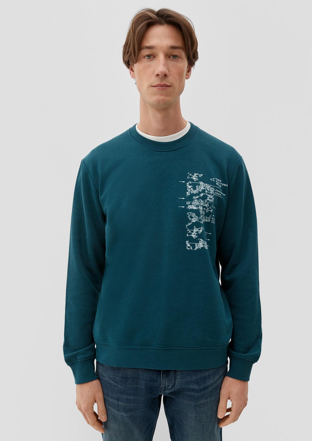 s.Oliver Sweatshirt met print op de voorkant