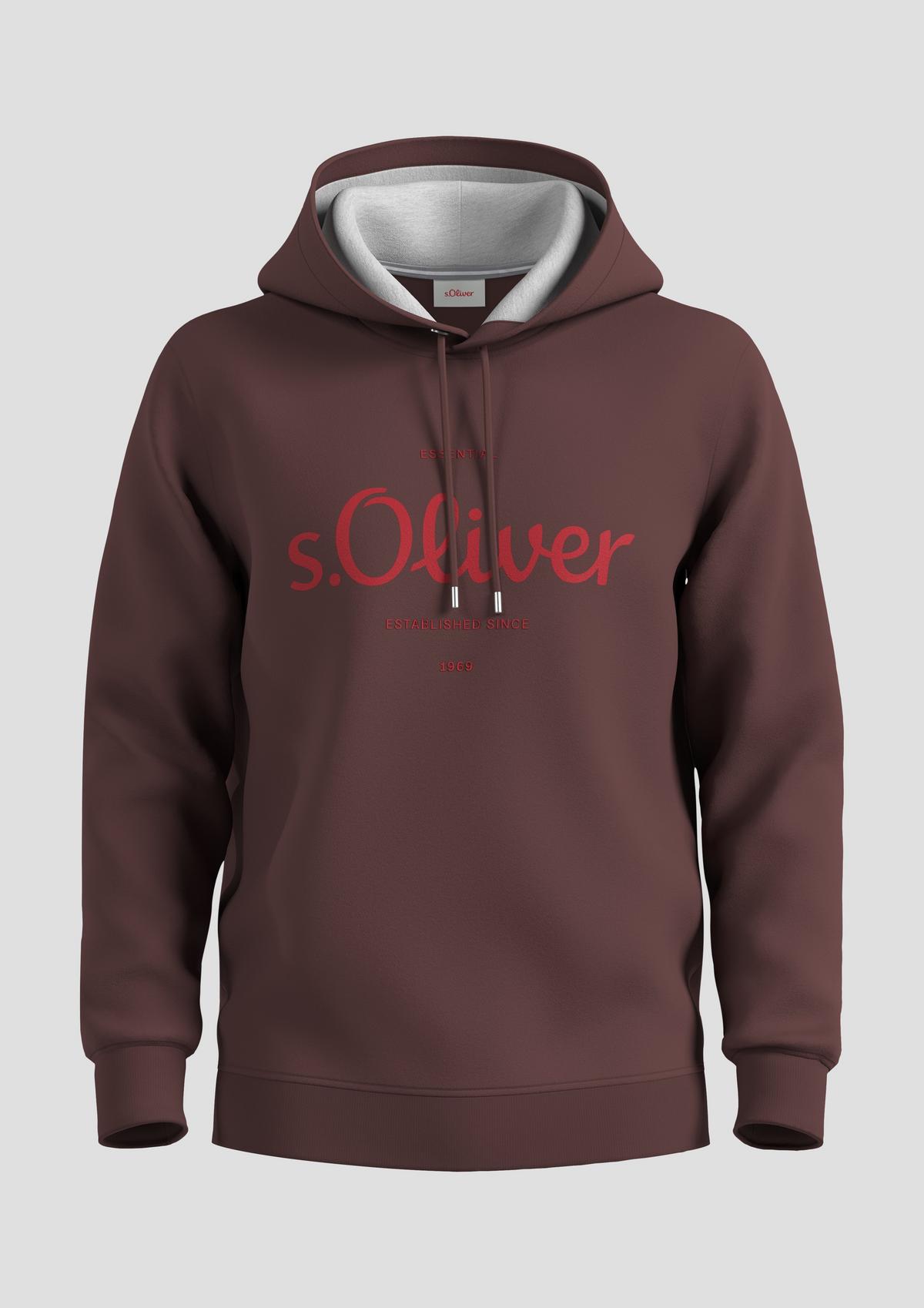 s.Oliver Sportska majica s kapuljačom s logotipom