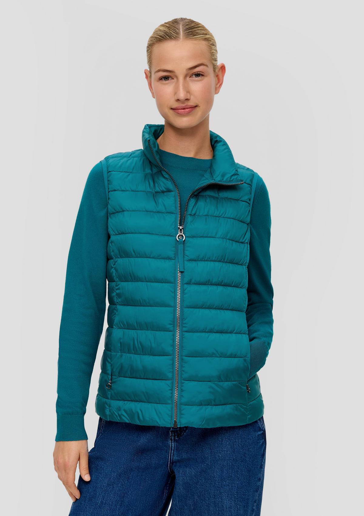 s.Oliver Quilted body warmer with zip pockets