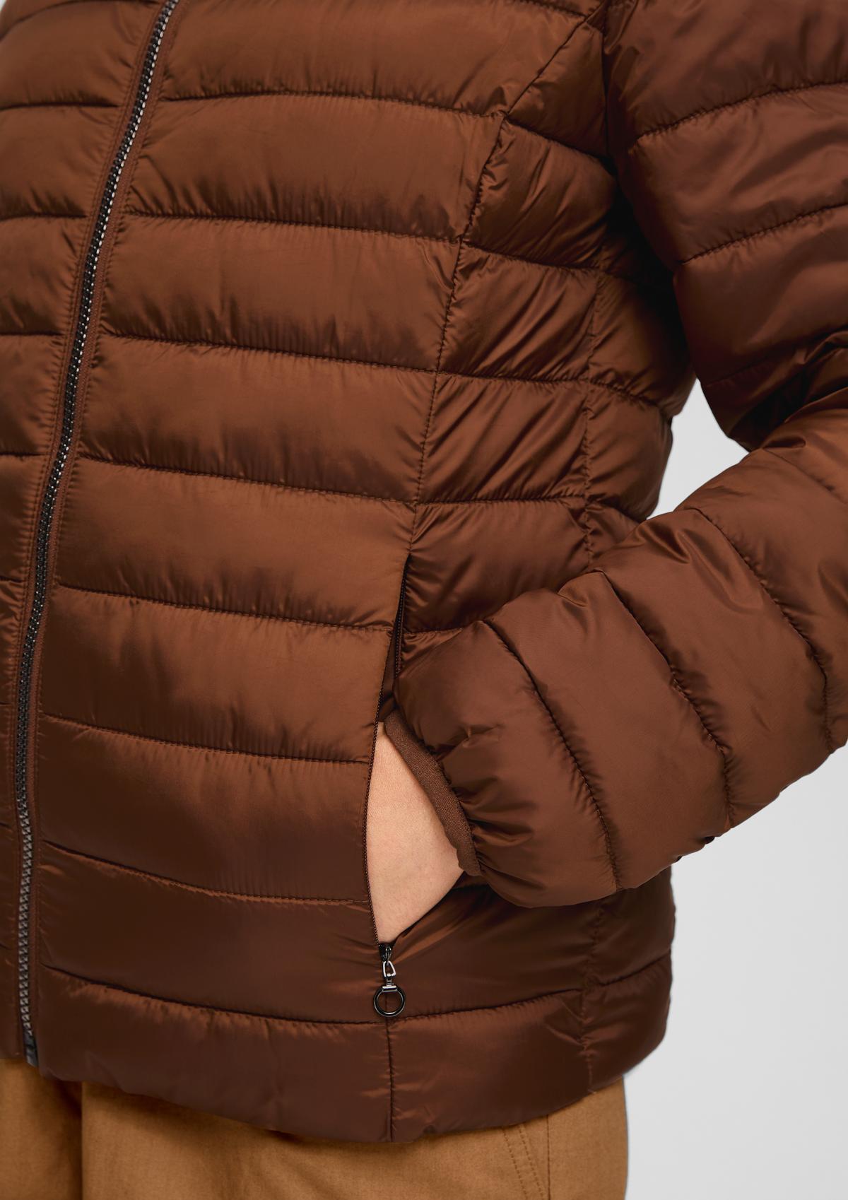 s.Oliver Quilted jacket with zip pockets
