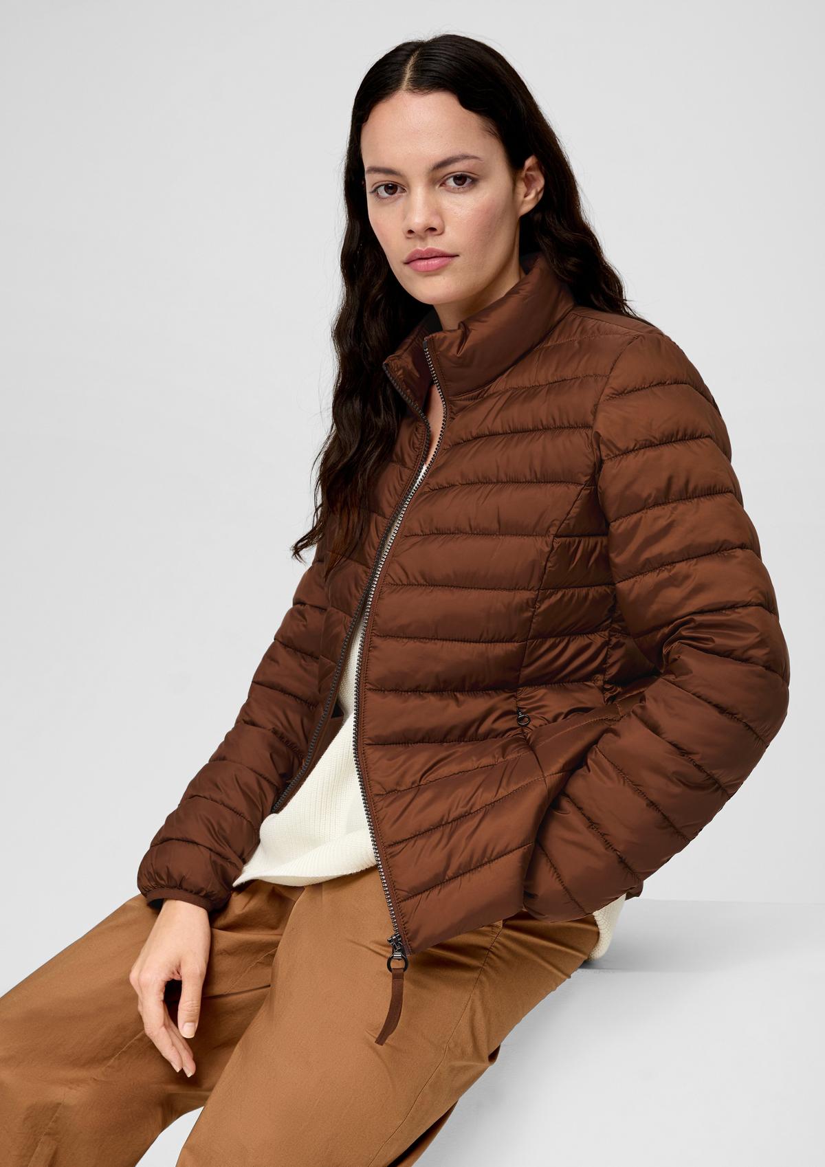 s.Oliver Quilted jacket with zip pockets
