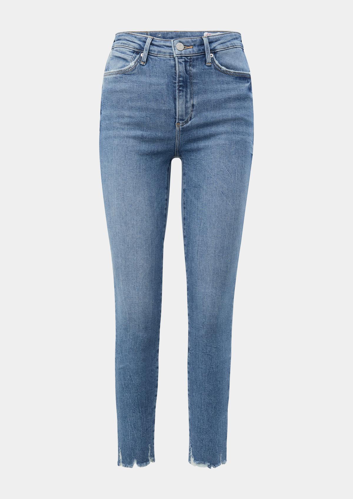 Izabell Ankle Jeans / Fit Leg Rise - Mid blue / Cotton / / Skinny Stretch Skinny