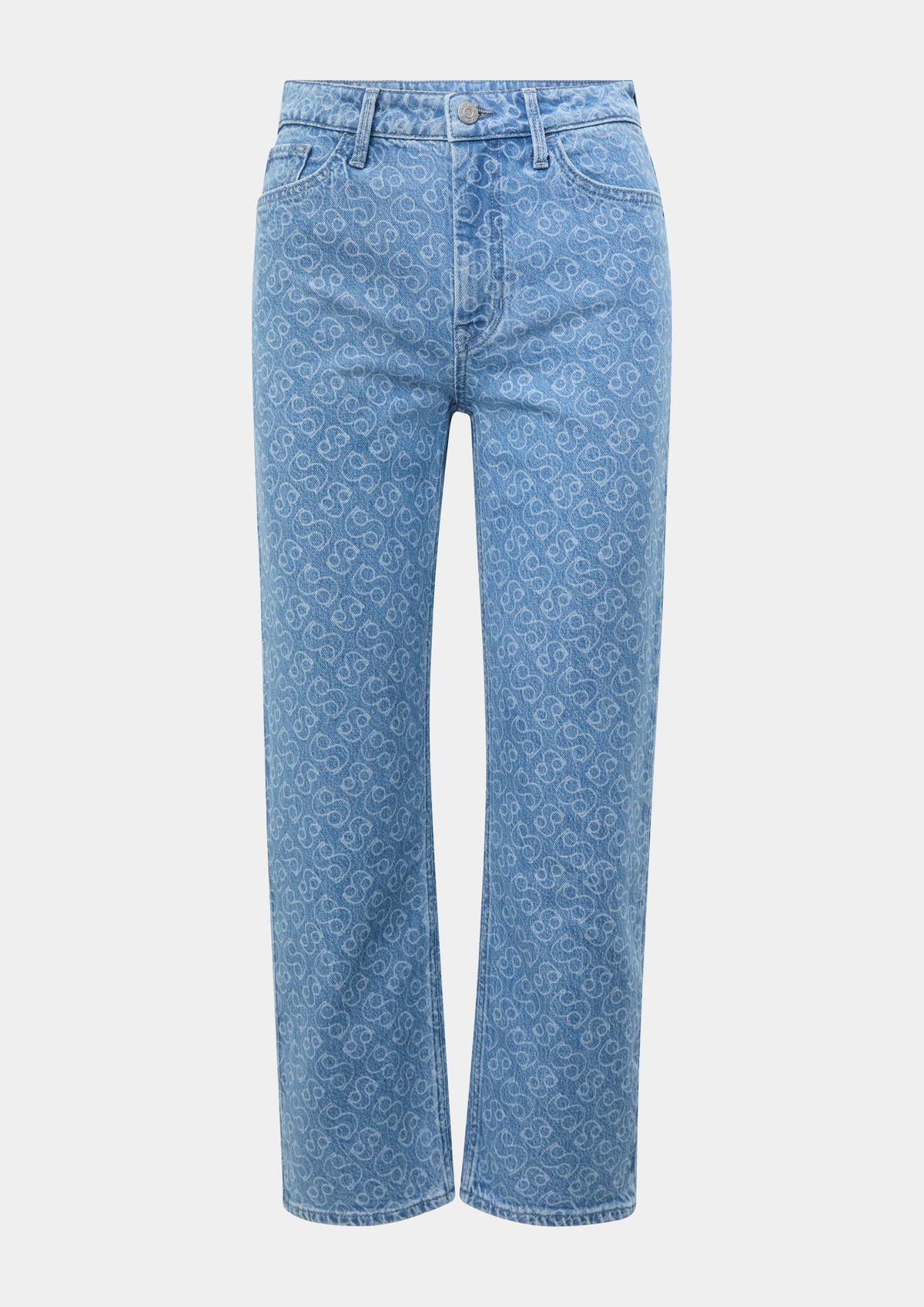 s.Oliver Karolin cropped jeans / regular fit / high rise / straight leg