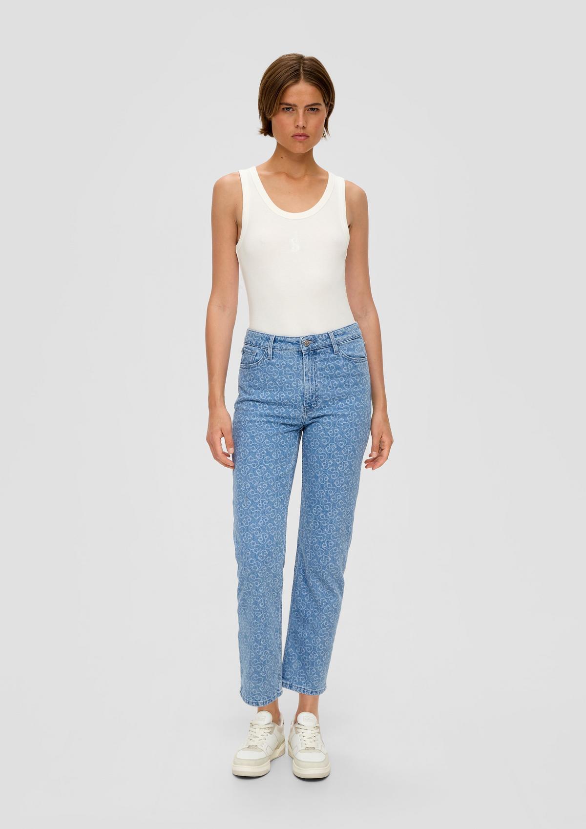 s.Oliver Cropped jeans Karolin / regular fit / high rise / straight leg