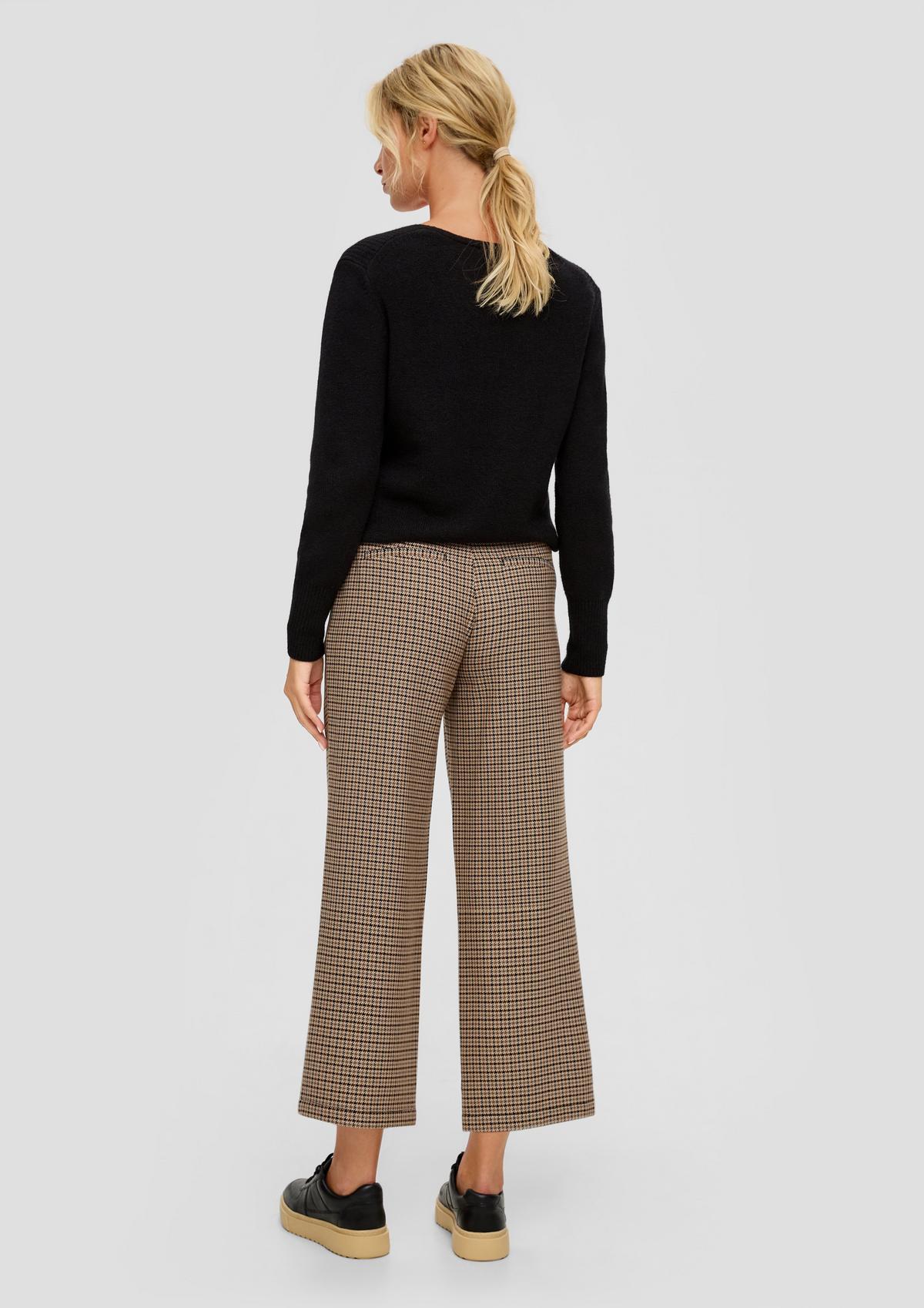 s.Oliver Regular fit: culottes with waist pleats
