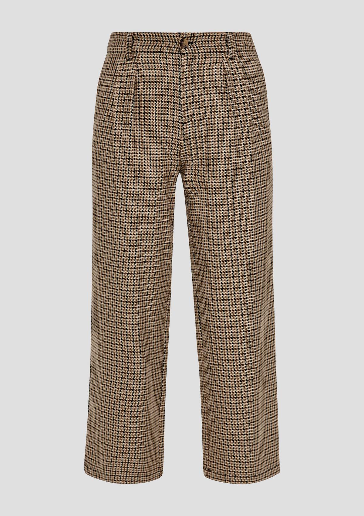 s.Oliver Regular fit: culottes with waist pleats