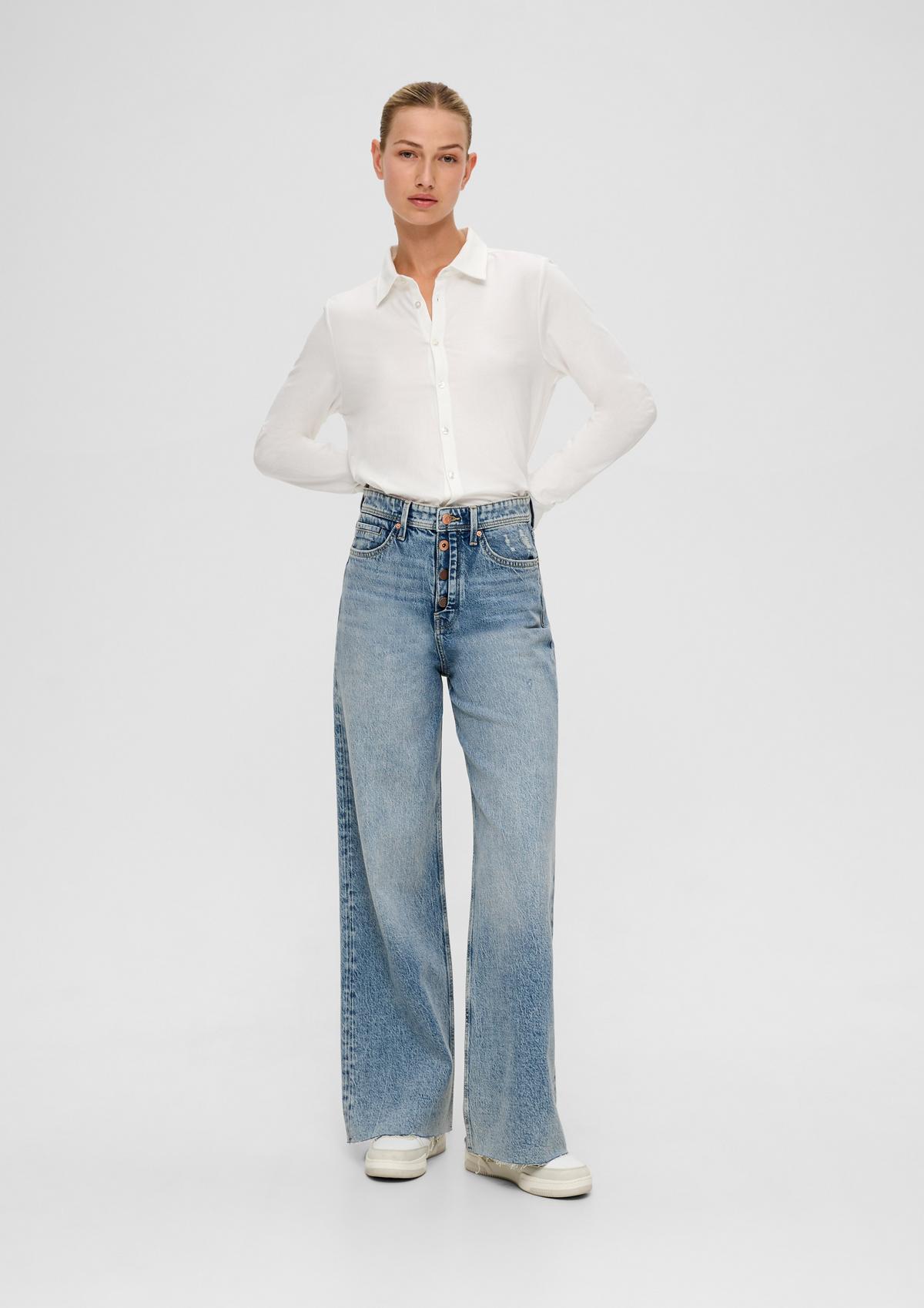Hlače Jeans Suri/kroj Fit/High Rise/široke hlačnice