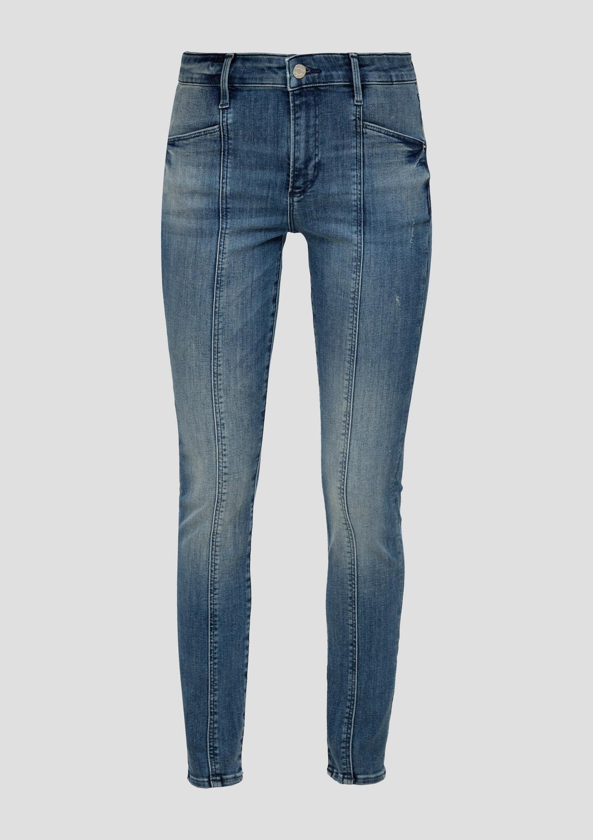 s.Oliver Jean / coupe Skinny Fit / taille haute / Skinny Leg