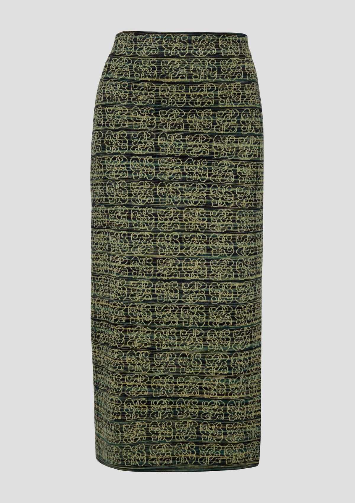 s.Oliver Skirt with a jacquard pattern