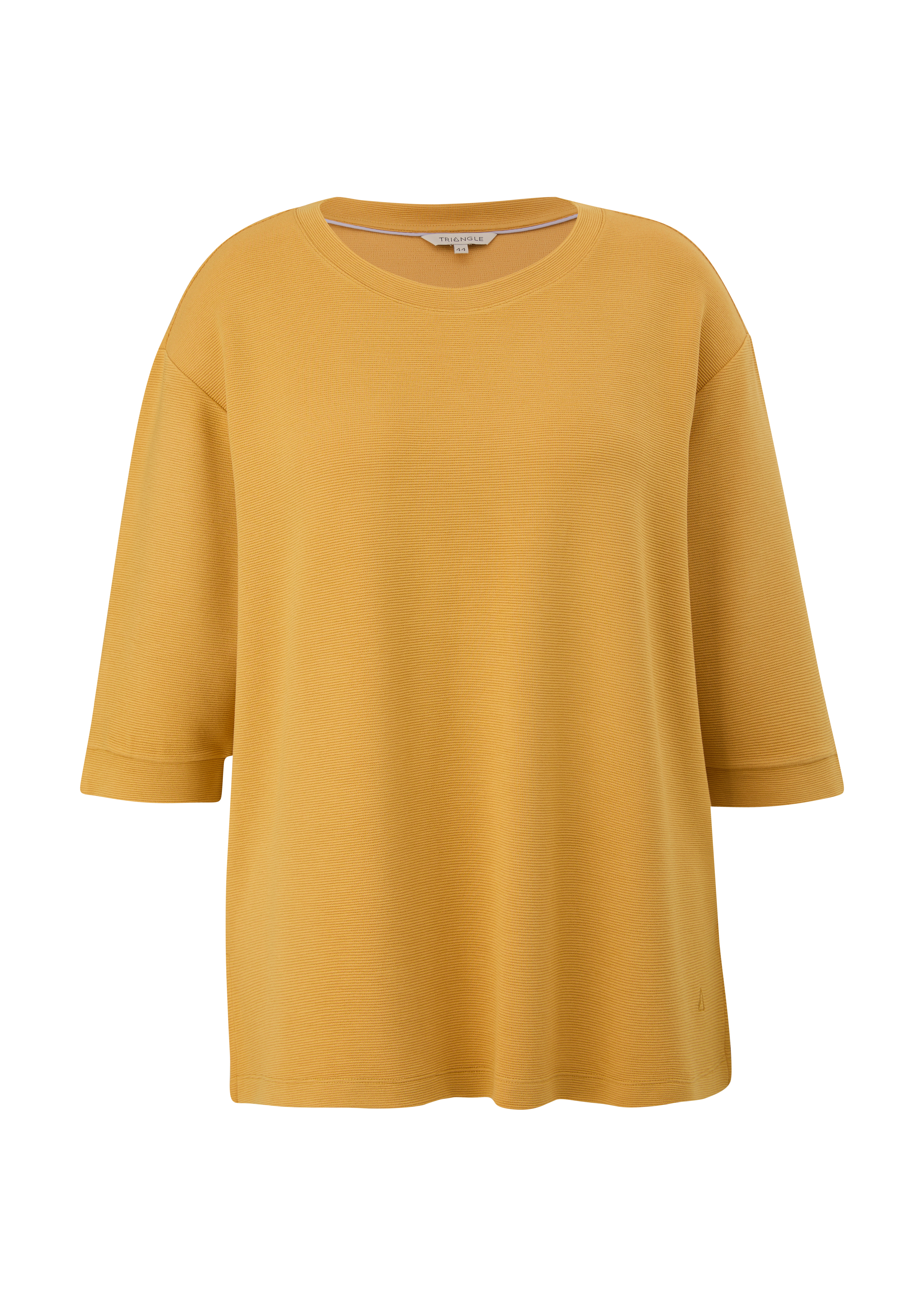 s.Oliver - Shirt aus Viskosestretch, Damen, gelb