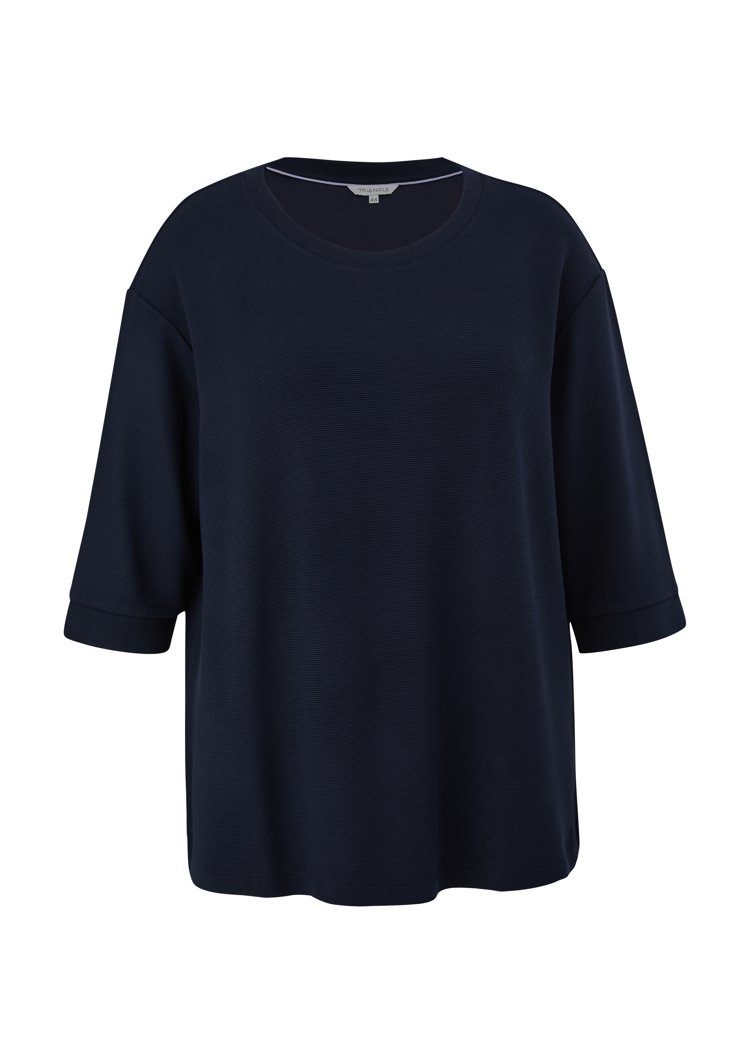 s.Oliver - Shirt aus Viskosestretch, Damen, blau