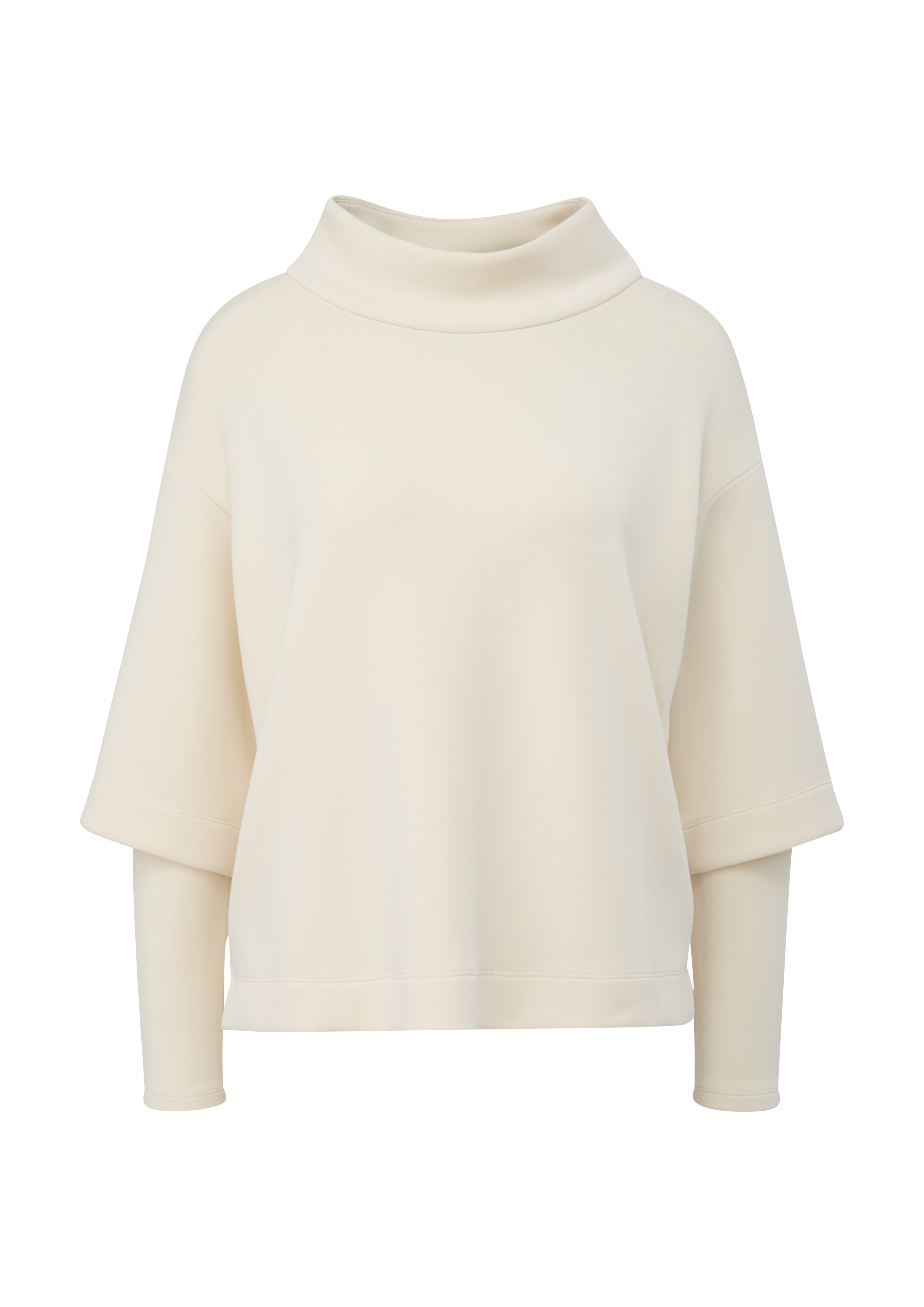 s.Oliver - Sweatshirt in Scuba-Qualität, Damen, creme