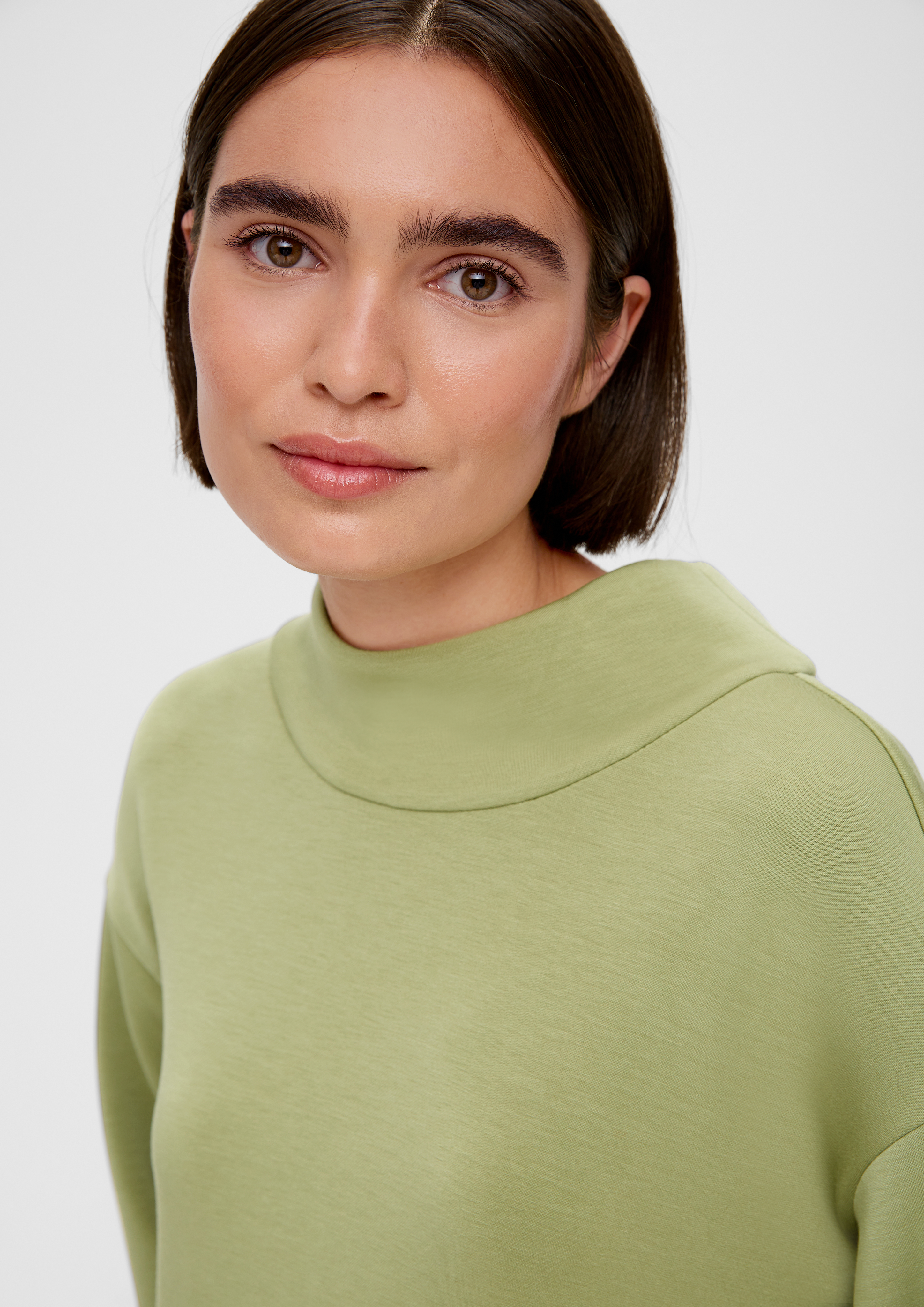 Sweatshirt in scuba fabric nature s.Oliver