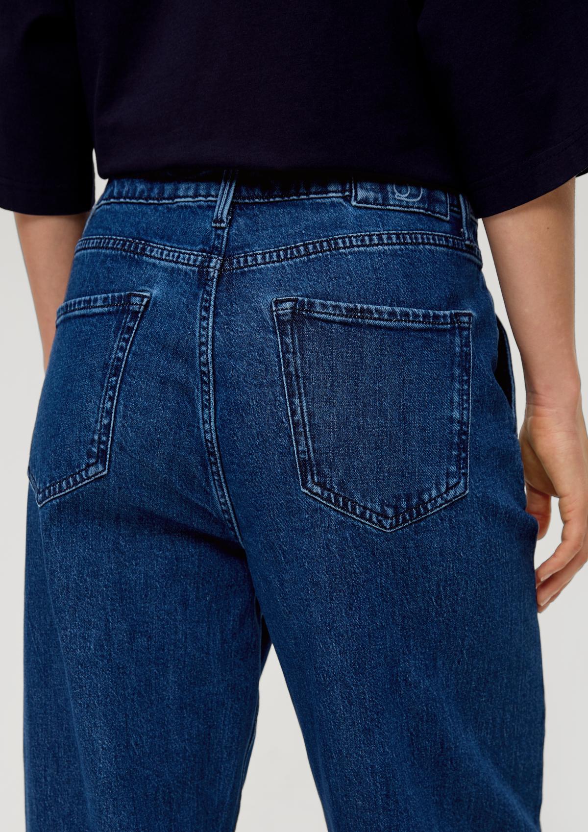 s.Oliver Regular fit: jeans with a paperbag waistband