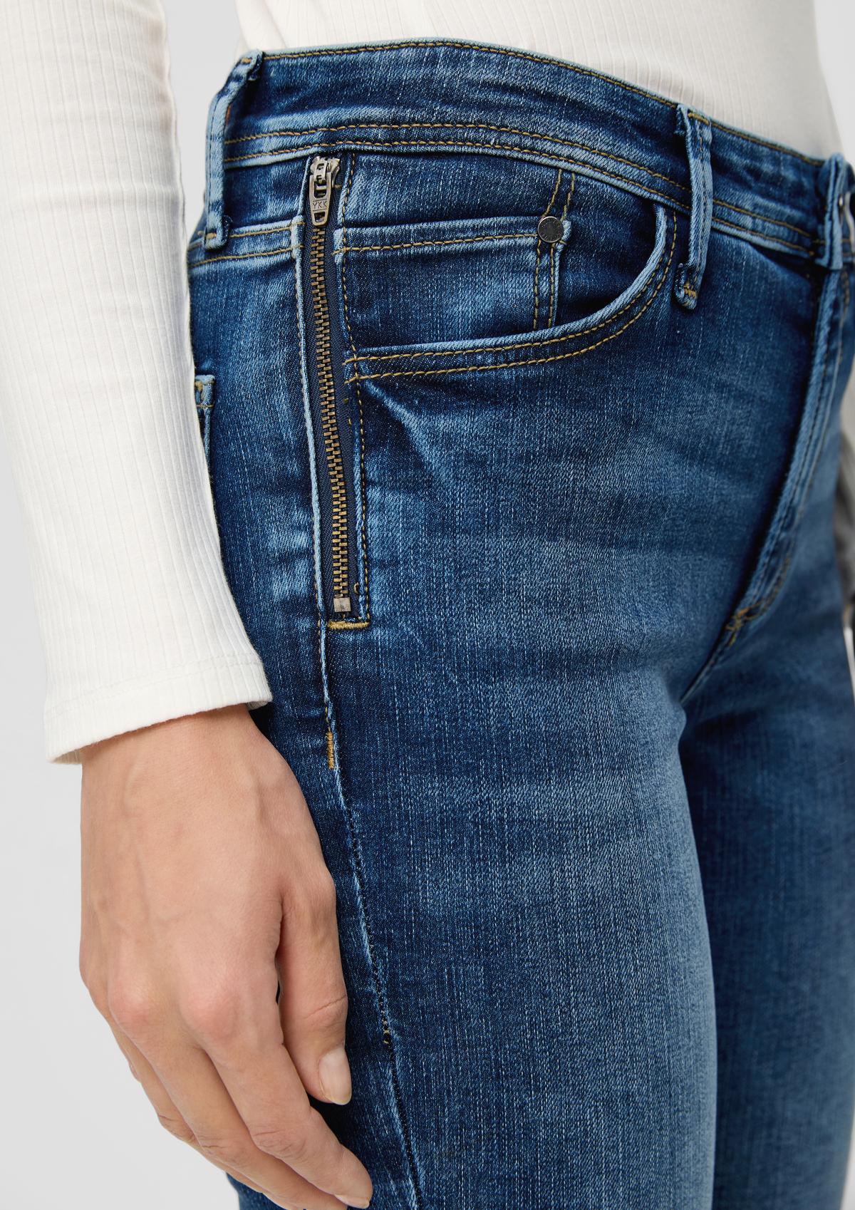 s.Oliver Jeans hlače/kroj Slim Fit/Mid Rise/ozke hlačnice