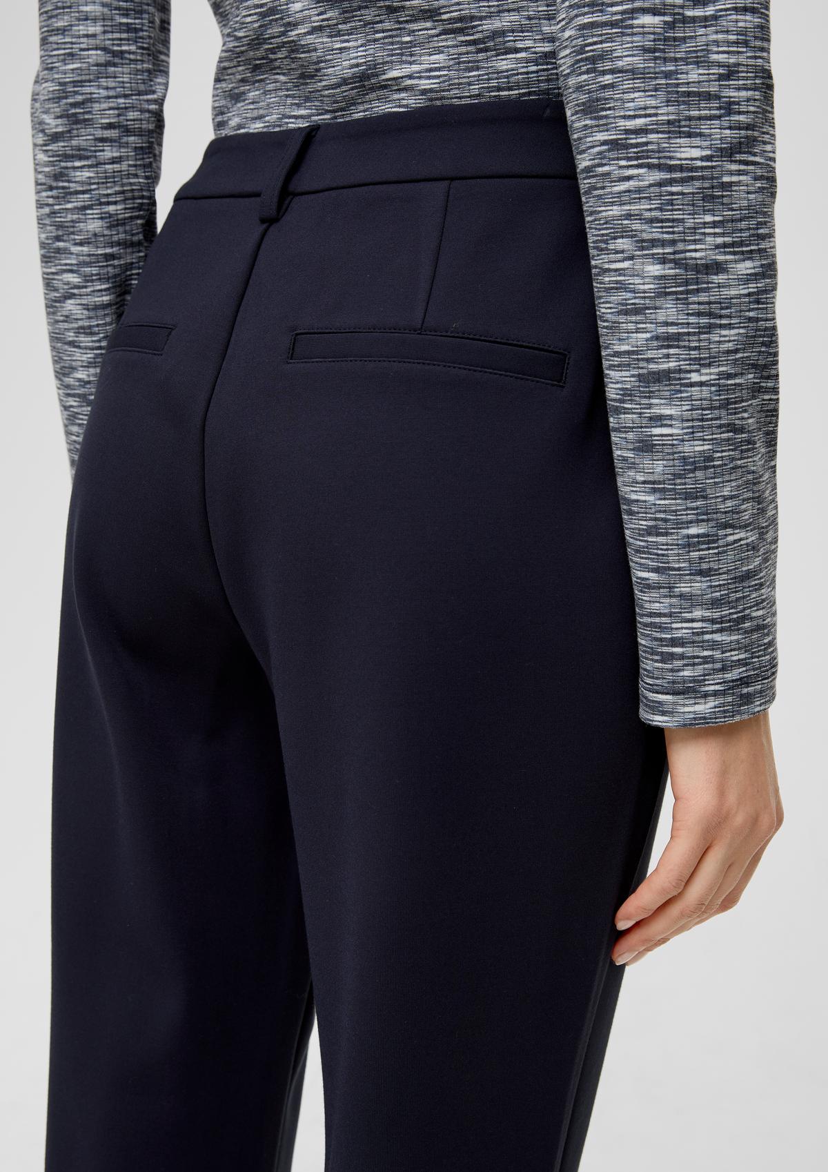 s.Oliver Cigarette: Heavy jersey trousers
