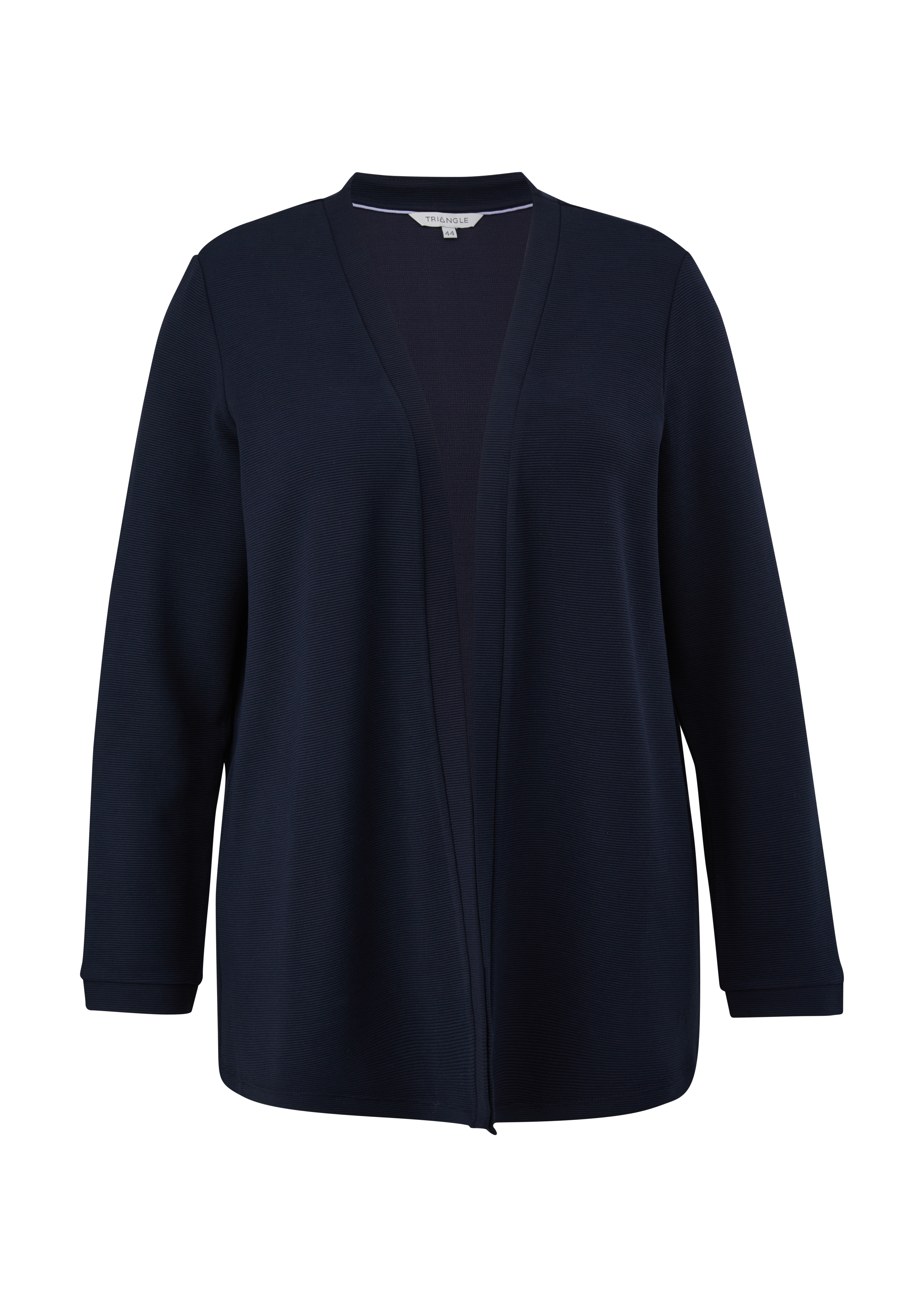 s.Oliver - Shirtjacke mit Ottomanstruktur, Damen, blau