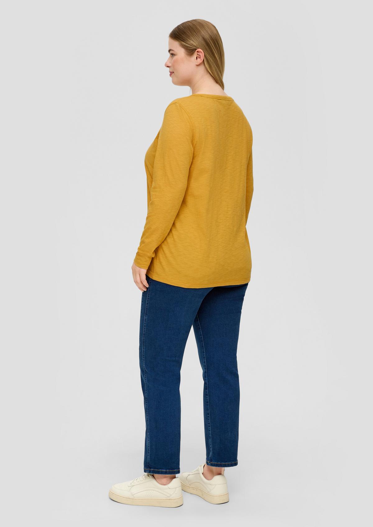 s.Oliver Long sleeve top with a dividing seam