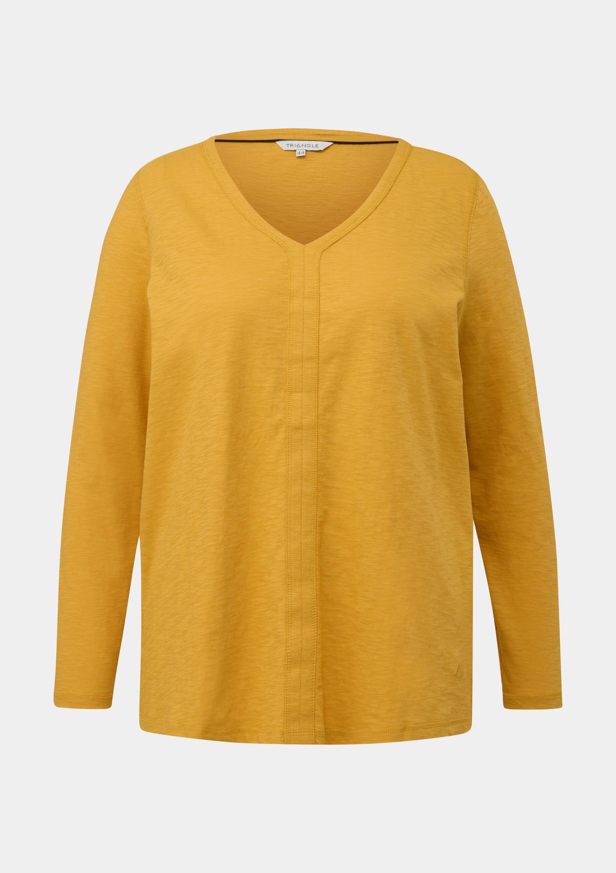 s.Oliver Long sleeve top with a dividing seam