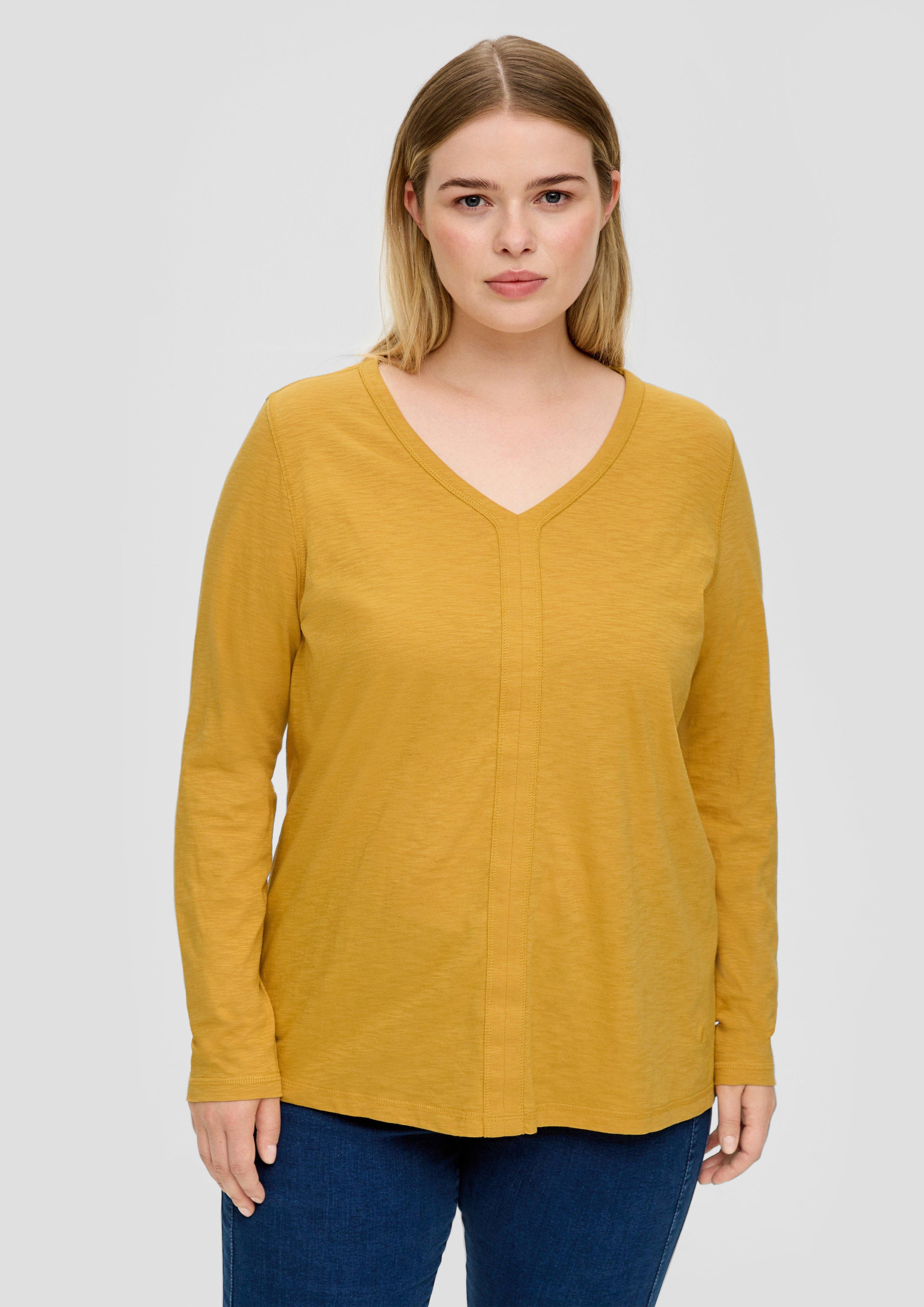 S.Oliver Longsleeve mit Teilungsnaht